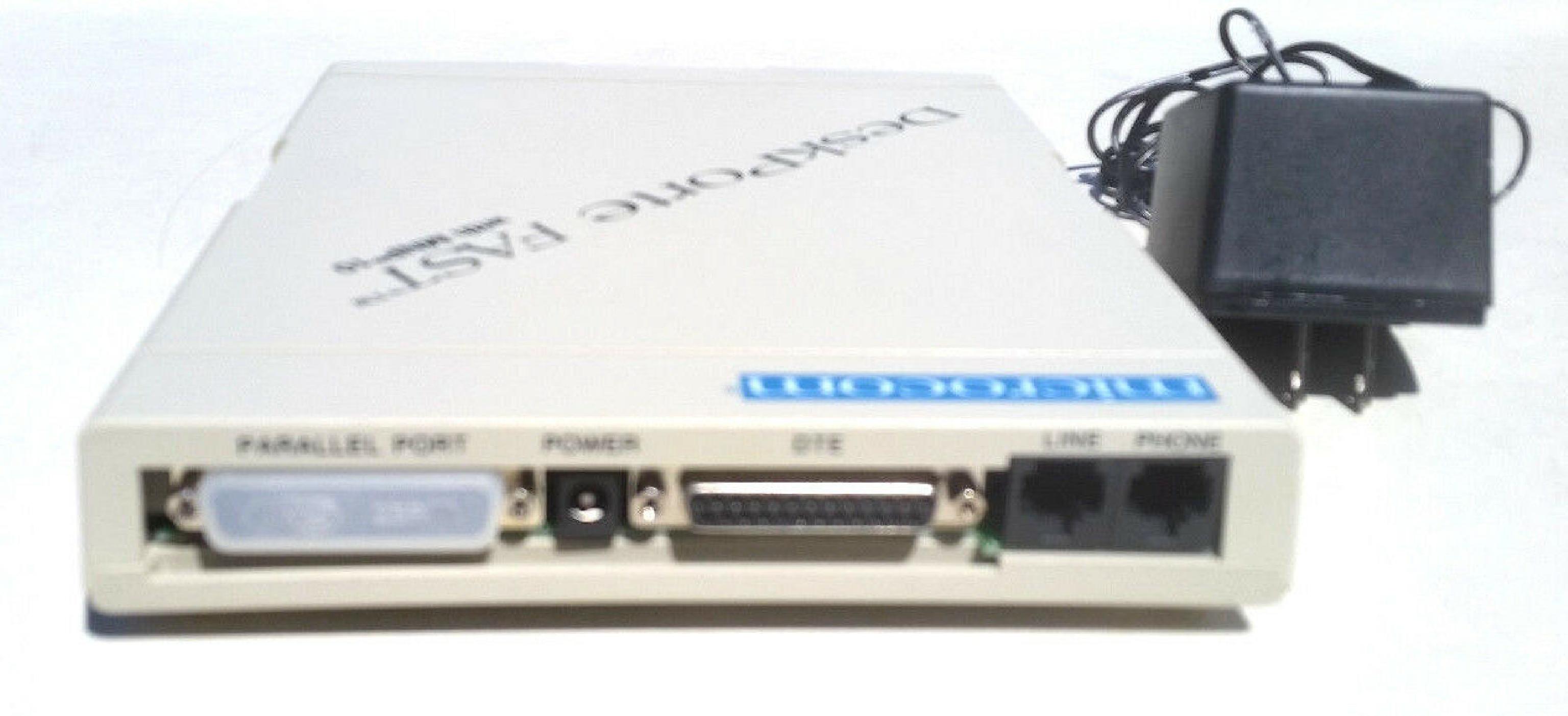 MICROCOM DESKPORTE FAST MNP 10 EXTERNAL PARALLEL PORT MODEM