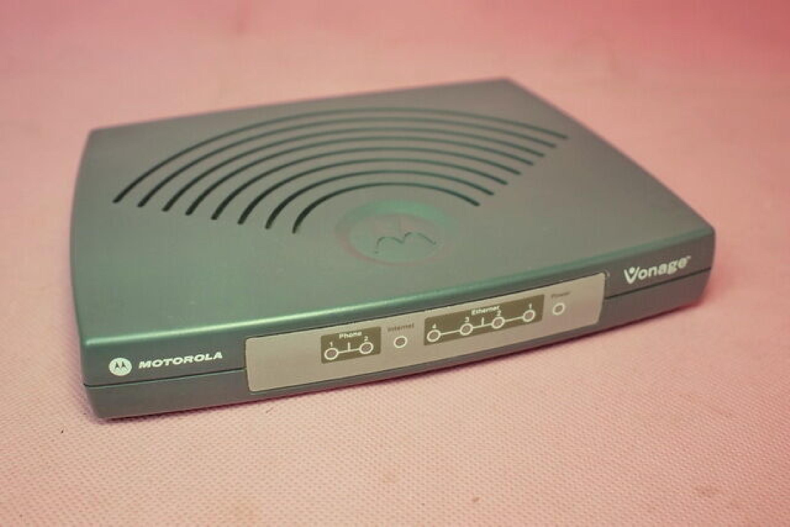 MOTOROLA VT2442 VONAGE VOIP ROUTER