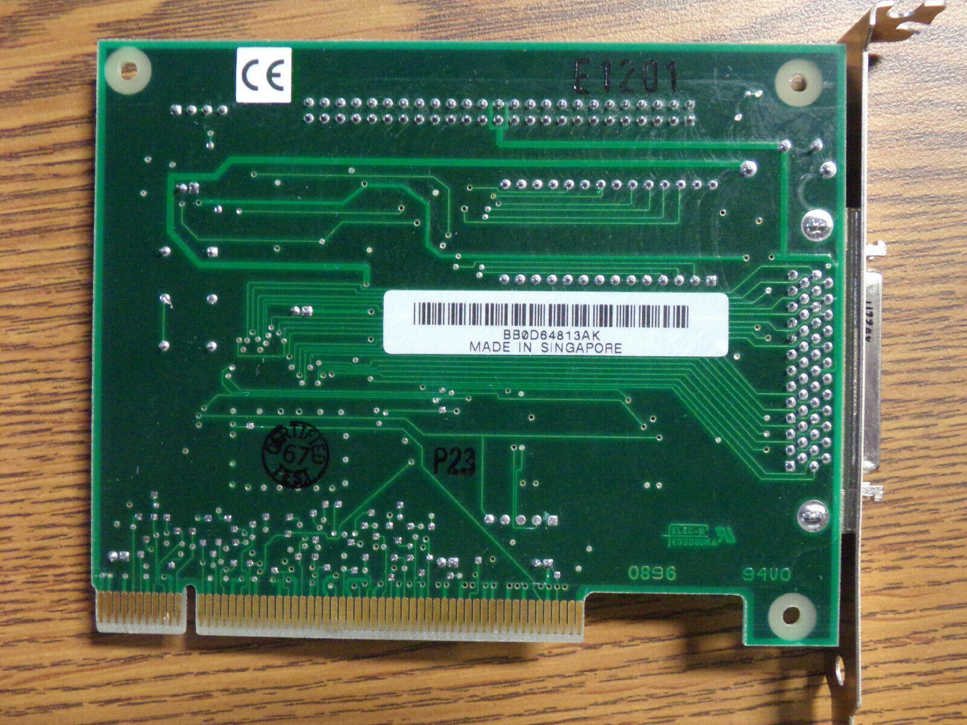 ADAPTEC AHA-2920 SCSI II CONTROLLER PCI INTERFACE