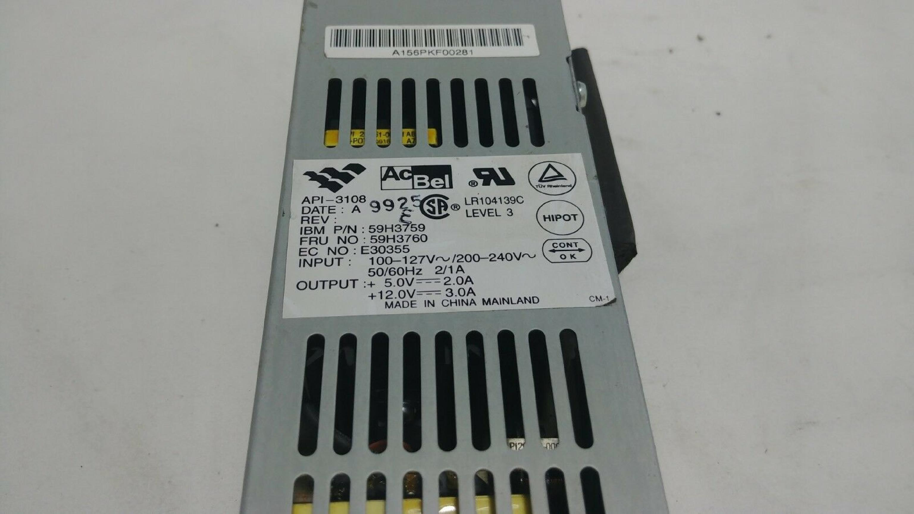 ACBEL API-3108 POWER SUPPLY