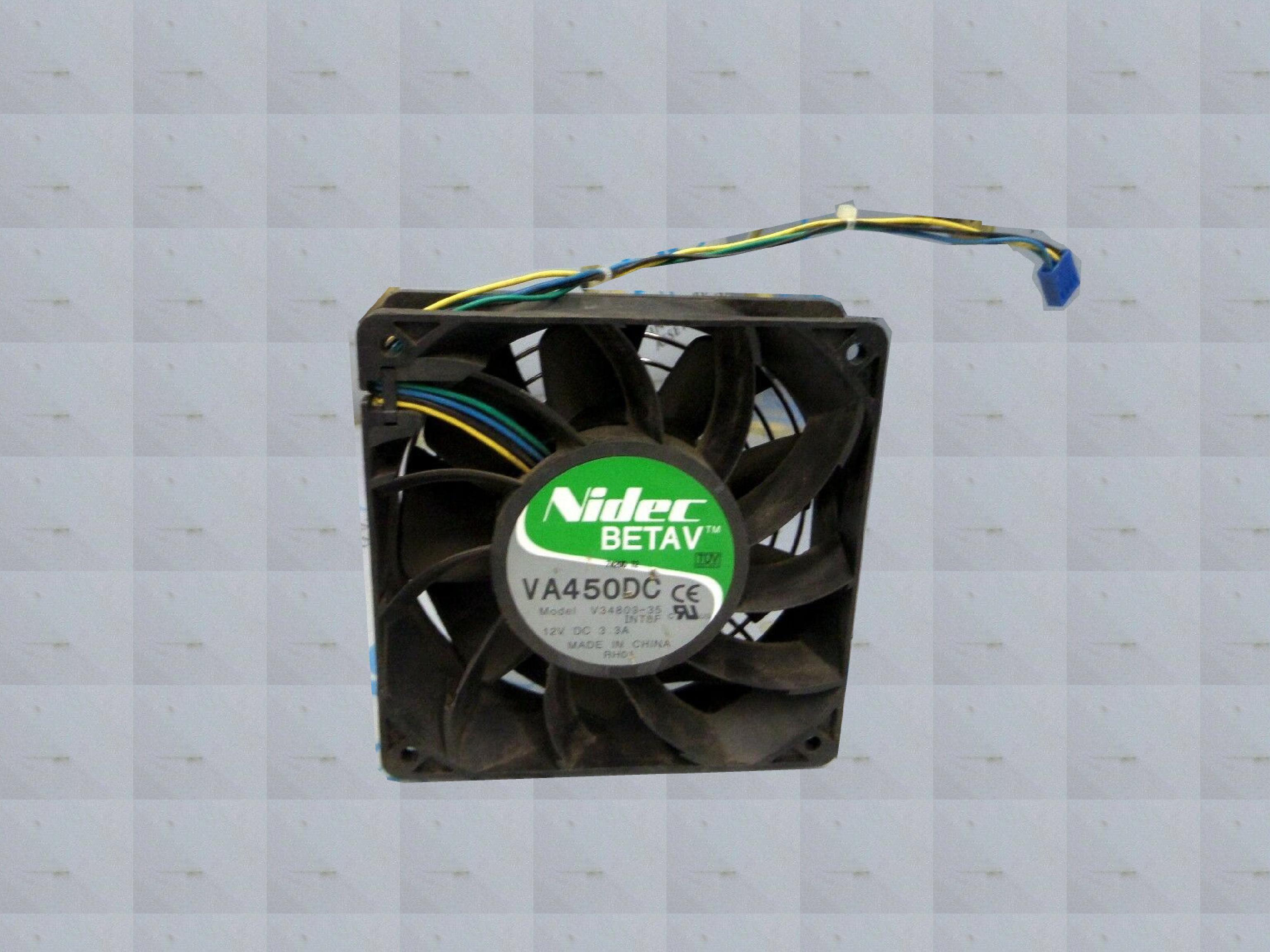 NIDEC V34809-35 12VDC 3.3A 9 BLADE FAN BETA V 120 X 120 X 38MM 4 WIRES 6 PIN