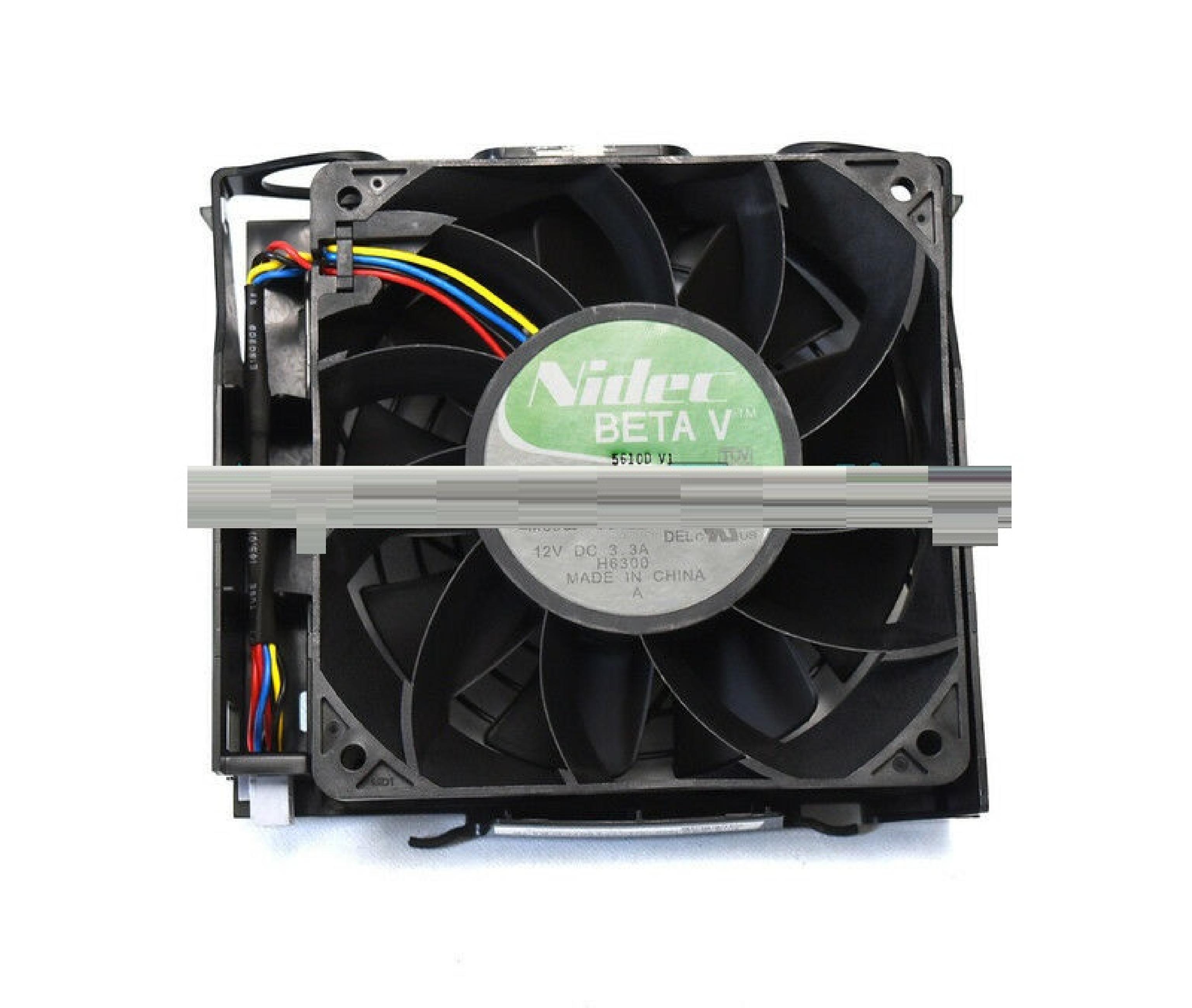 NIDEC H6300 12VDC 3.3A 9 BLADE FAN BETA V 120 X 120 X 38MM 4 WIRES 6 PIN