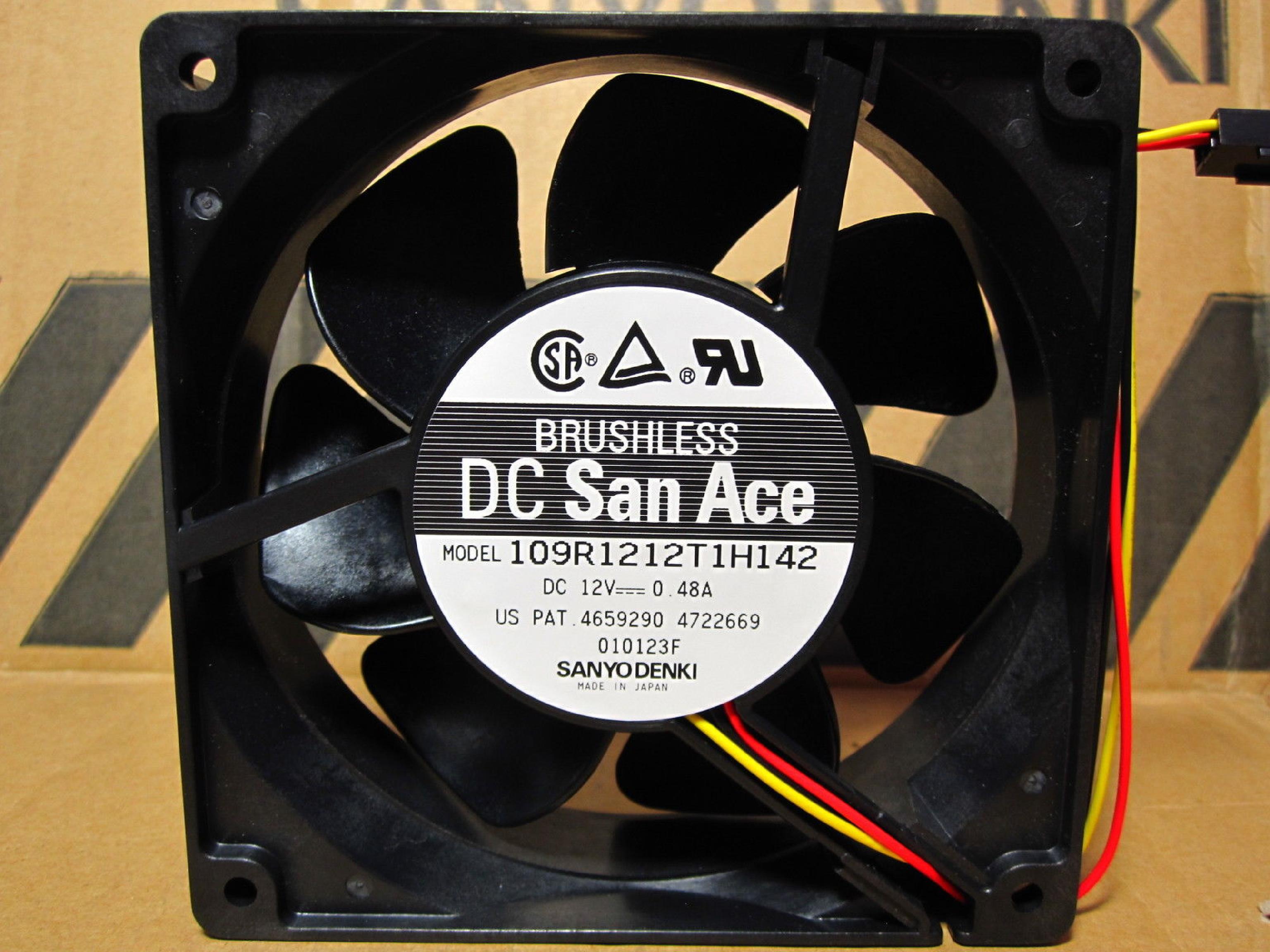 SANYO 109R1212H1011 120MM SAN ACE DC 12V 0.52A FAN