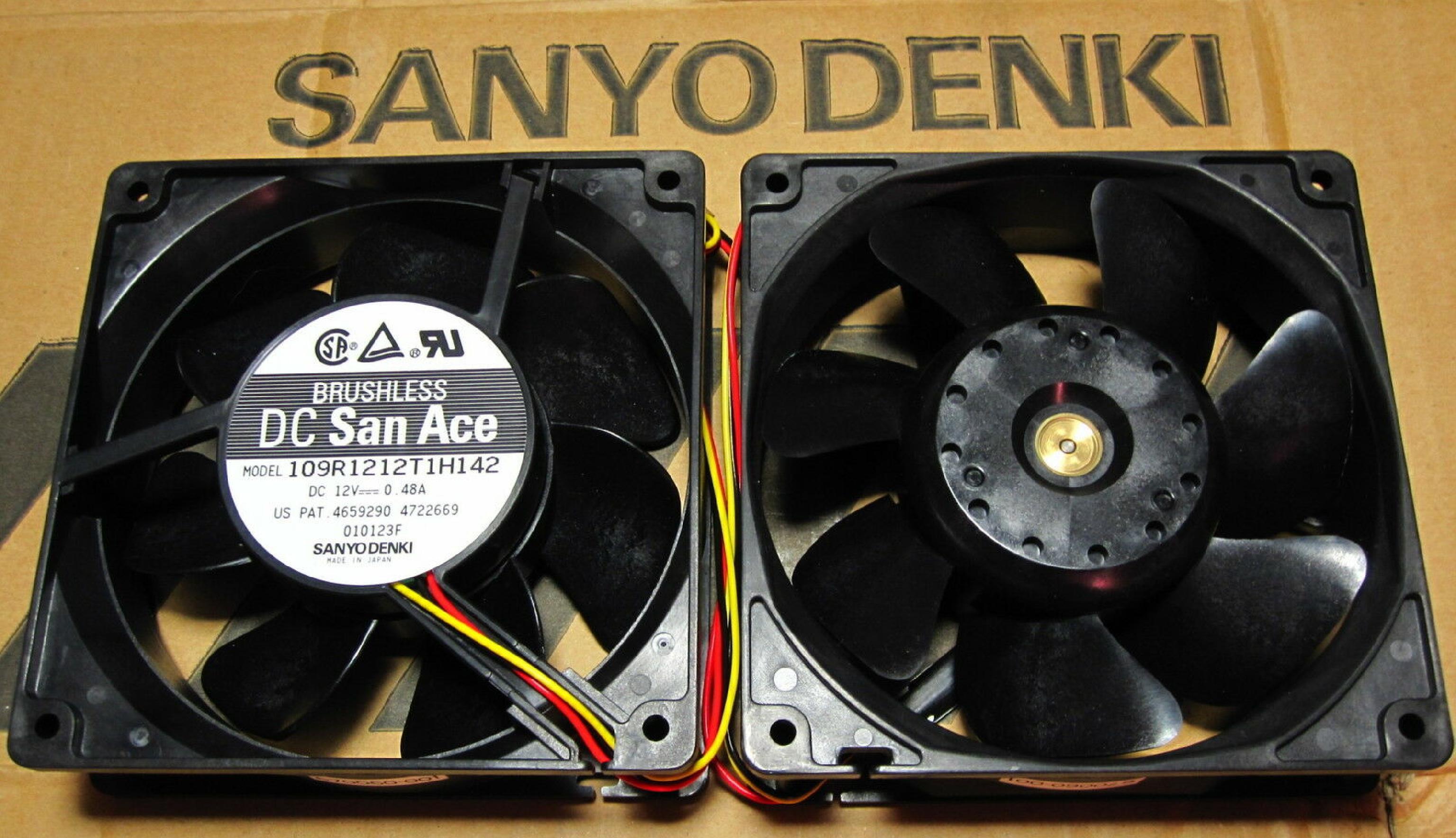 SANYO 109R1212H1011 120MM SAN ACE DC 12V 0.52A FAN