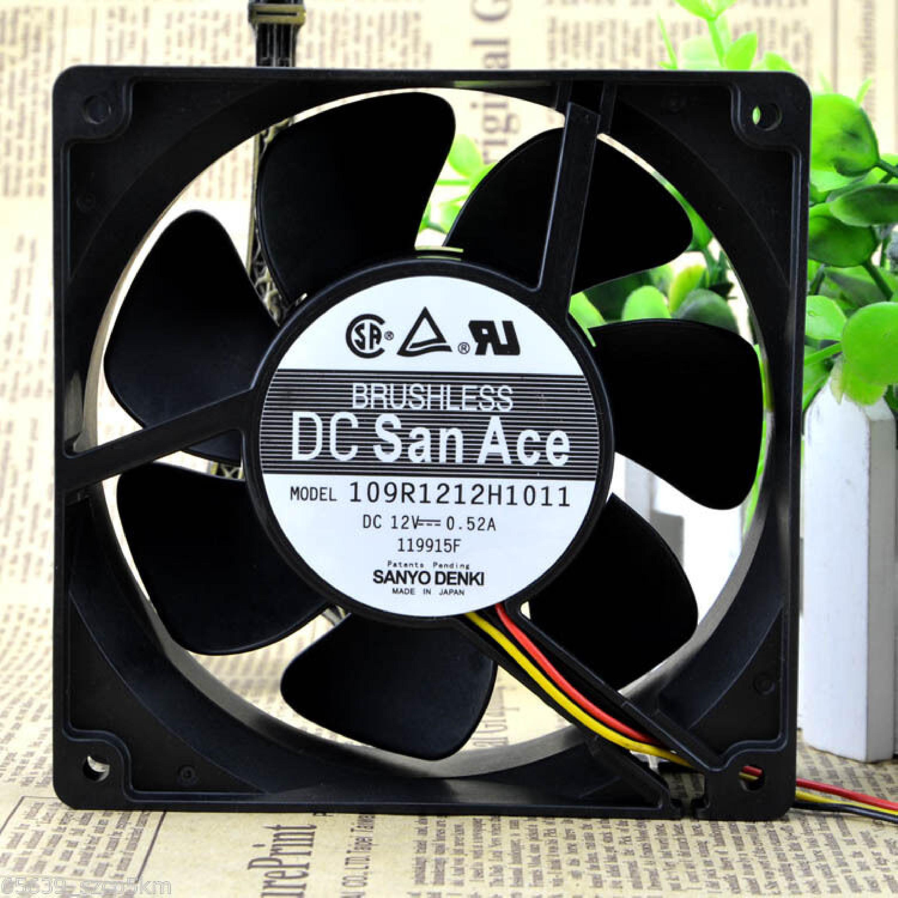 SANYO 109R1212H1011 120MM SAN ACE DC 12V 0.52A FAN