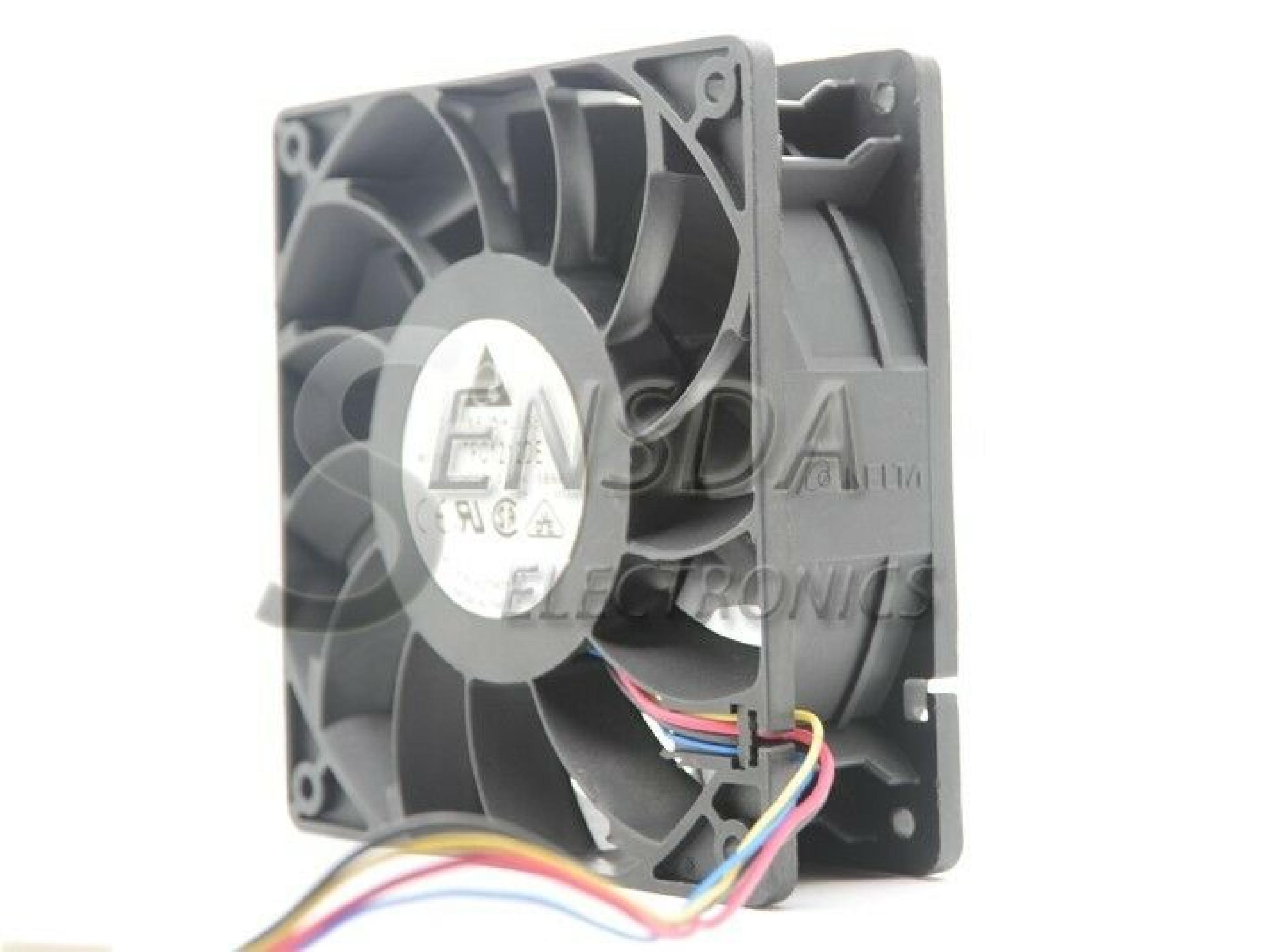 DELTA ELECTRONICS TFC1212DE 12V DC 3.9A BRUSHLESS 120MM X 38MM 8 PIN, 252CFM