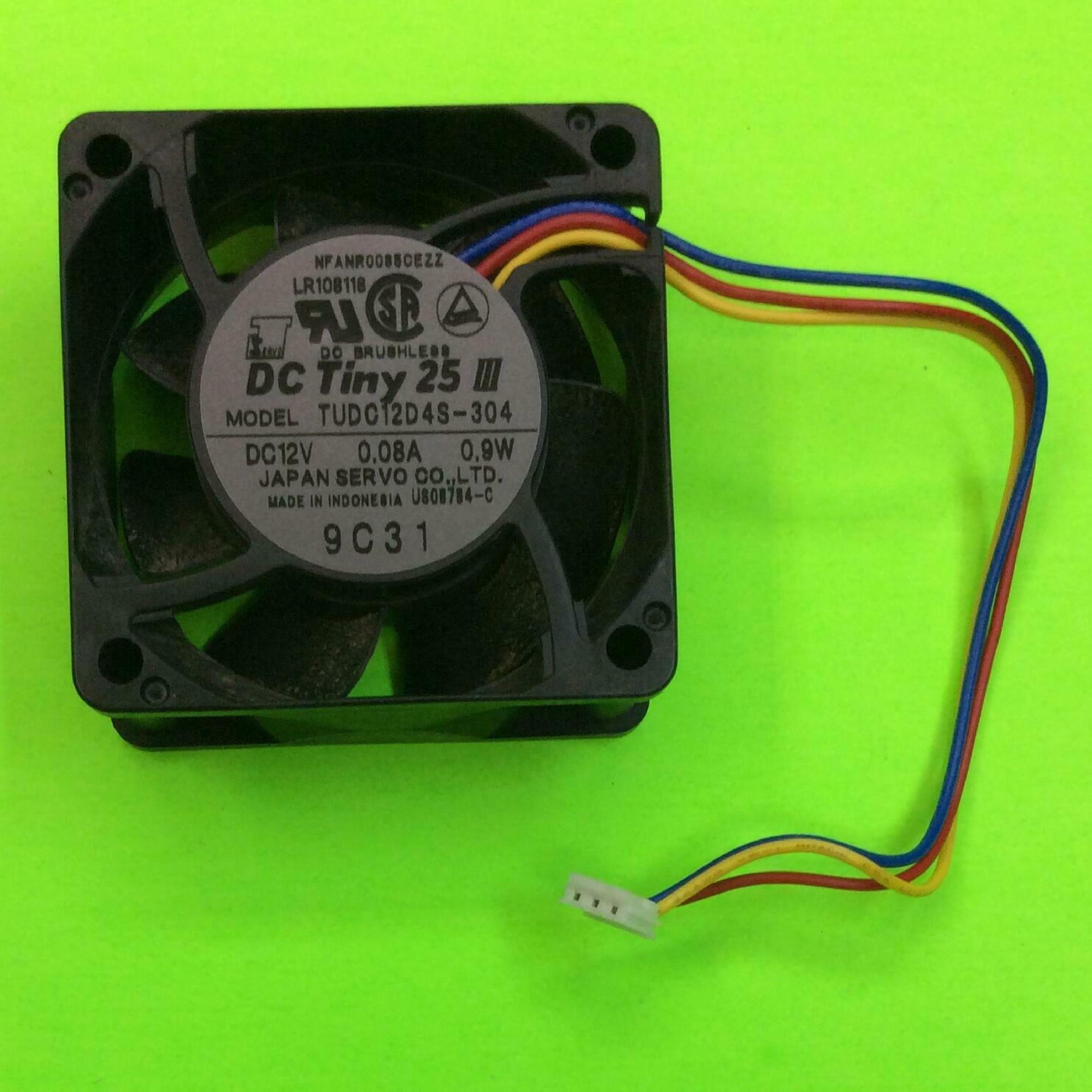 CENTAUR / JAPAN SERVO / SILENT FAN LR108118 FAN & BRACKET 100VAC .19A 119MM BY 25MM 2WIRE MOTOR BRUSHLESS 12V DC 0.08AMP 0.9WATT DC12V 0.5A 7W BALL BEARING TYPE