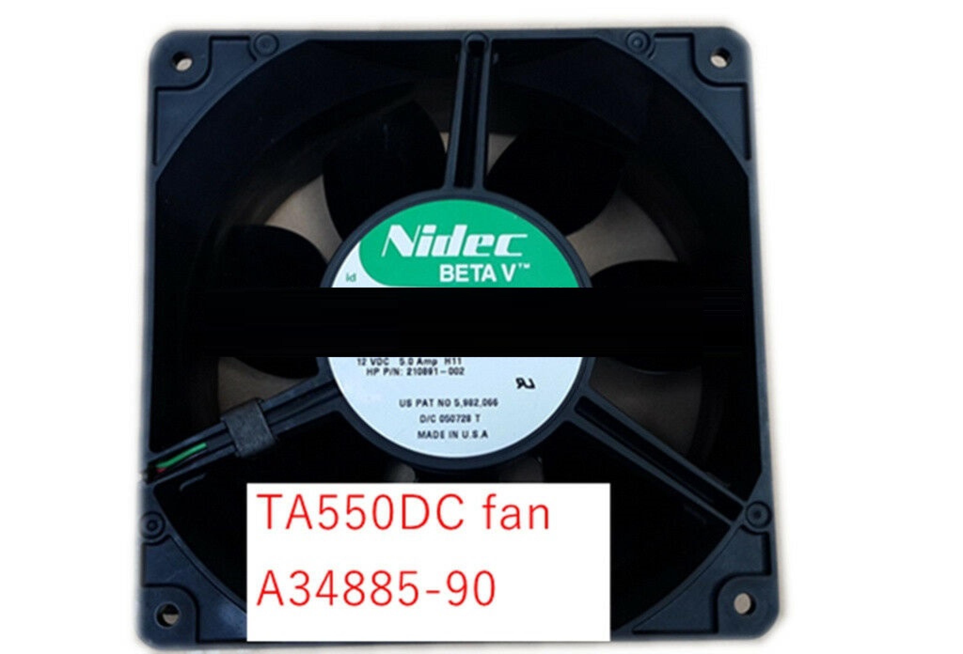 NIDEC TA550DC HP COMPAQ PROLIANT DL760 SERVER HOT PLUG FAN ASSEMBLY