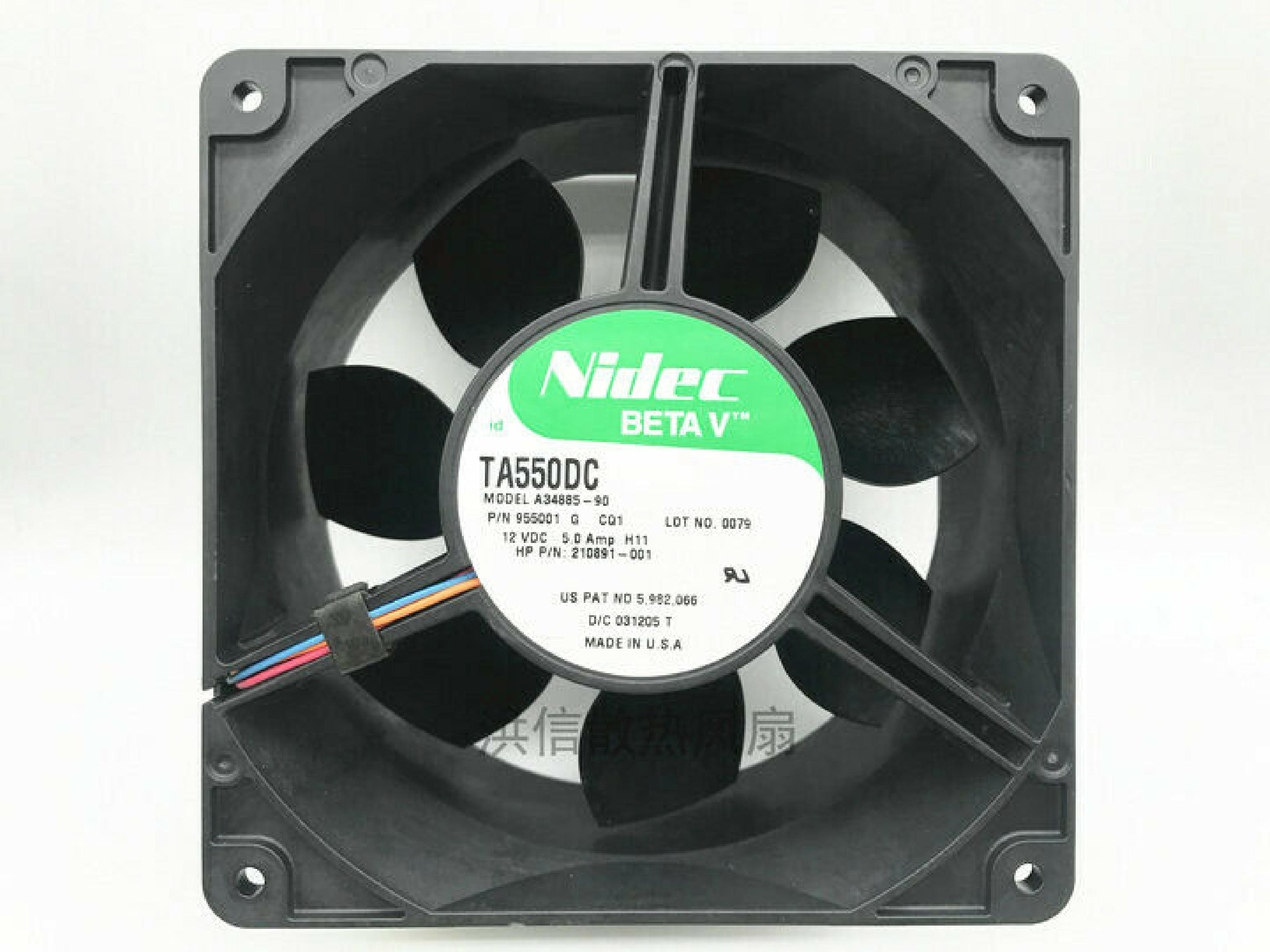 NIDEC TA550DC HP COMPAQ PROLIANT DL760 SERVER HOT PLUG FAN ASSEMBLY