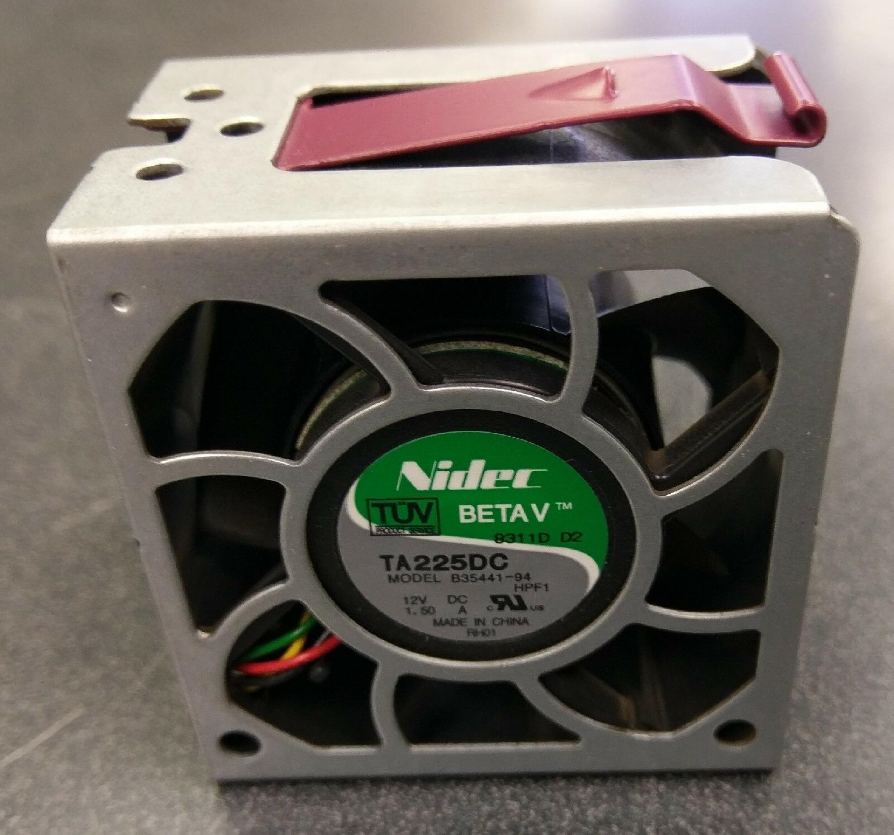 NIDEC / BETA B35441-94 HP 60X38MM HOT-PLUG FAN FOR DL380 G5 12V DC 1.50 A ASSEMBLY - 60 X 38MM