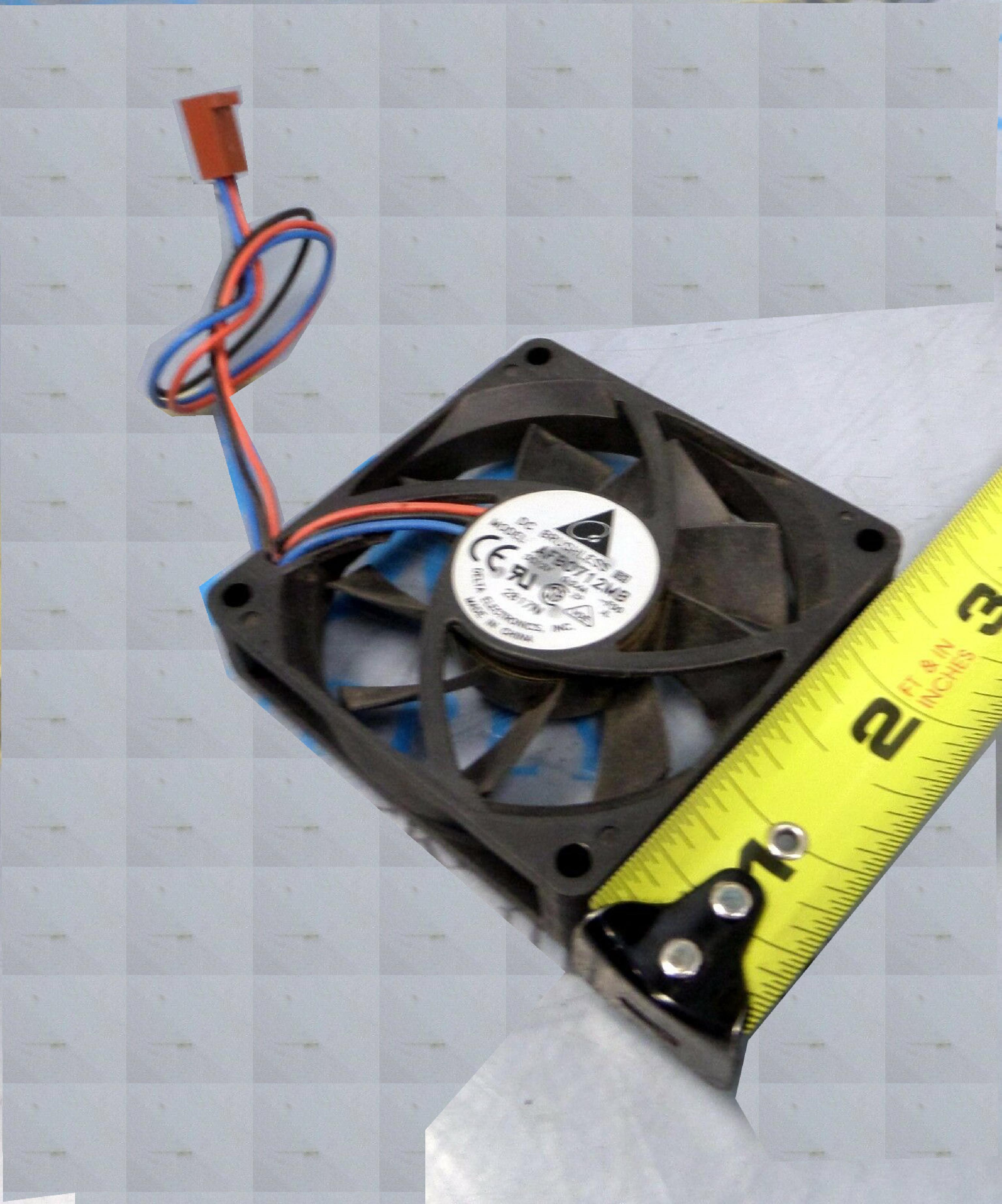 DELTA ELECTRONICS INC AFB0712MB DELTA DC BRUSHLESS FAN AFB0712MB DC12V 0.24A, 3-WIRE, 70X15MM