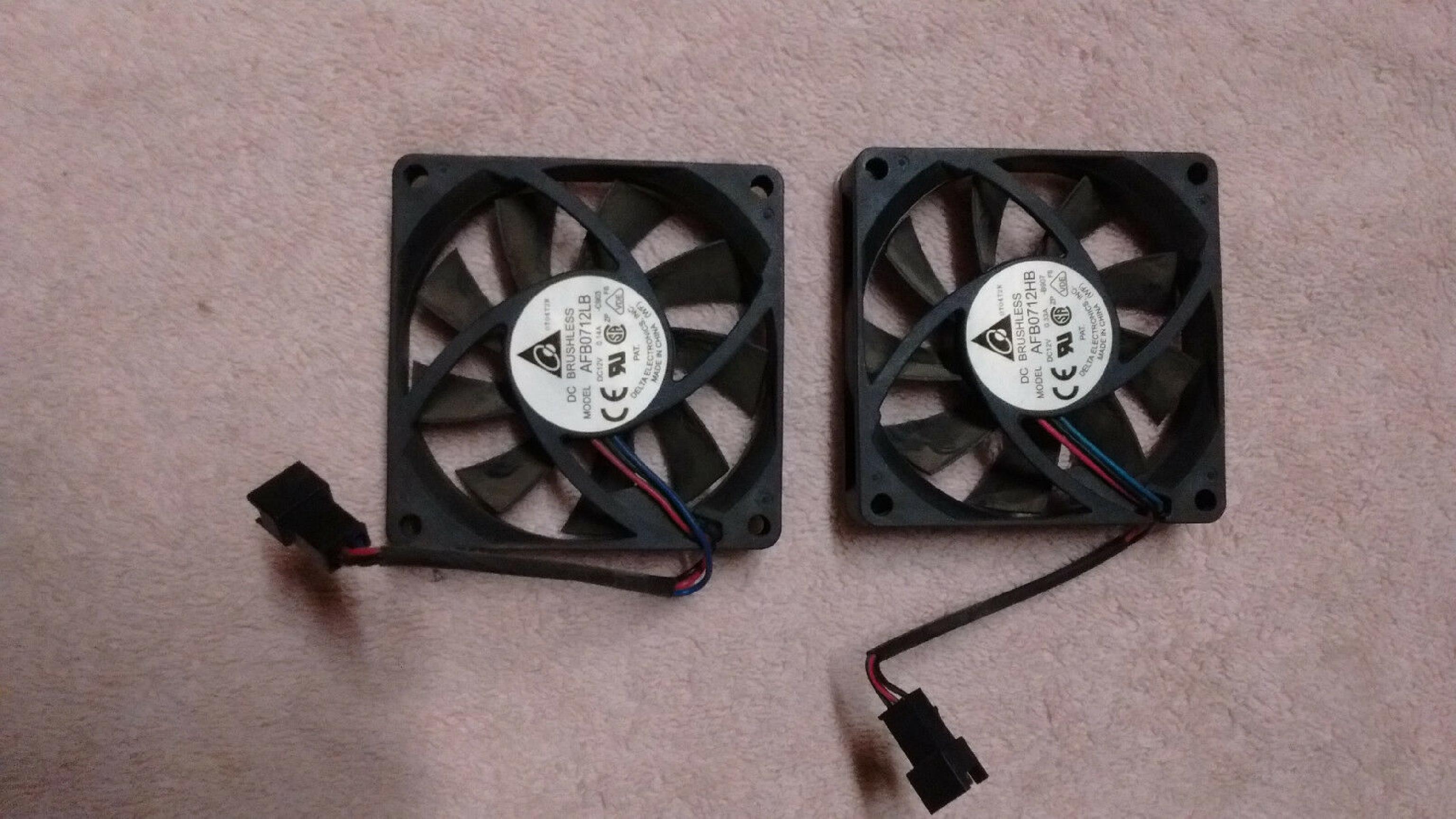 DELTA ELECTRONICS INC AFB0712LB DC BRUSHLESS FAN AFB0712LB DC12V 0.14A, 3-WIRE, 70X15MM