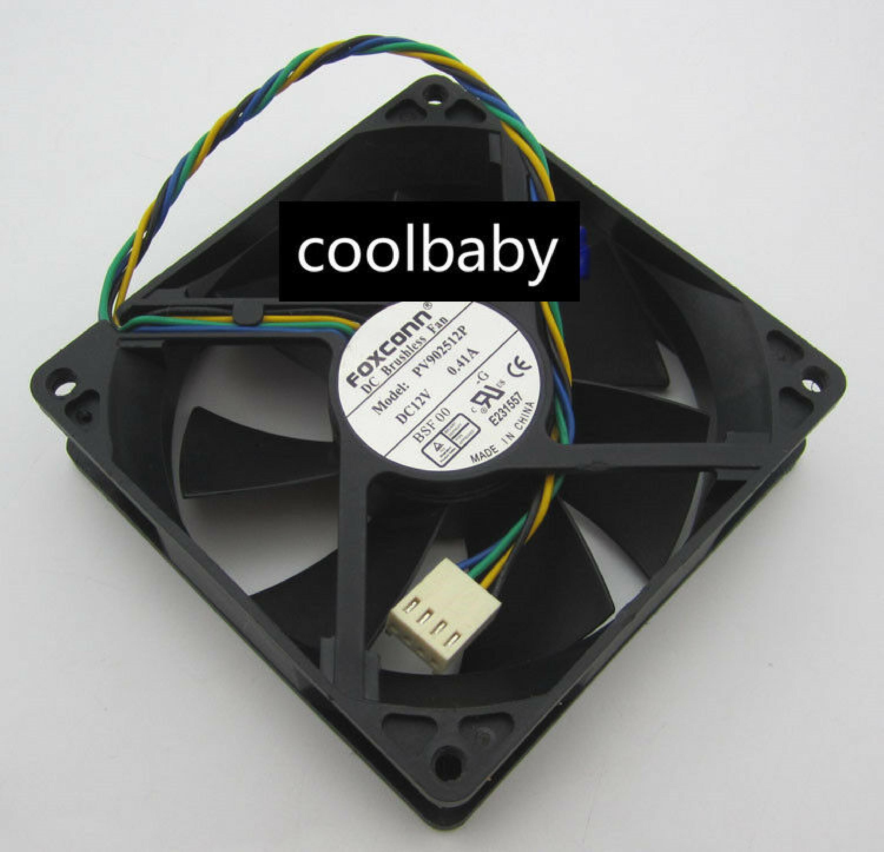 FOXCONN PV902512P HP SYSTEMS FAN 92MM BY 25MM, 3 5/8 1 INCH,6.5 12V 0.40AMP