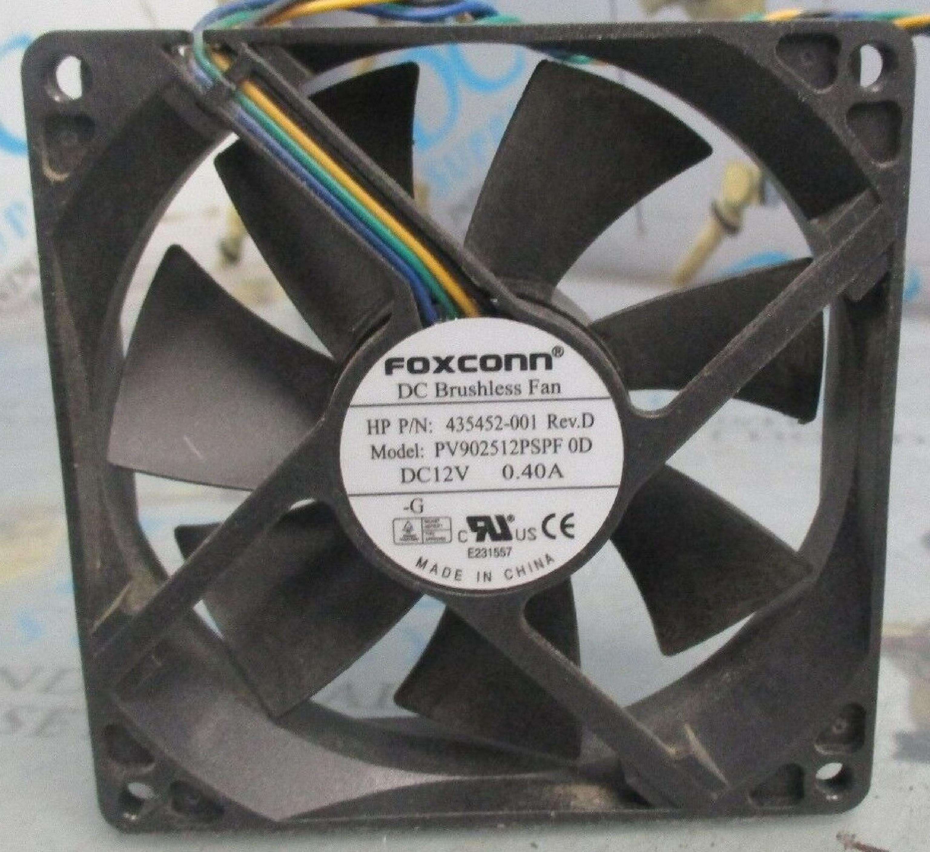 FOXCONN PV902512PSPF 0D FAN CHASSIS DC12V 0.40A FOR DC5750S / 7700/7800