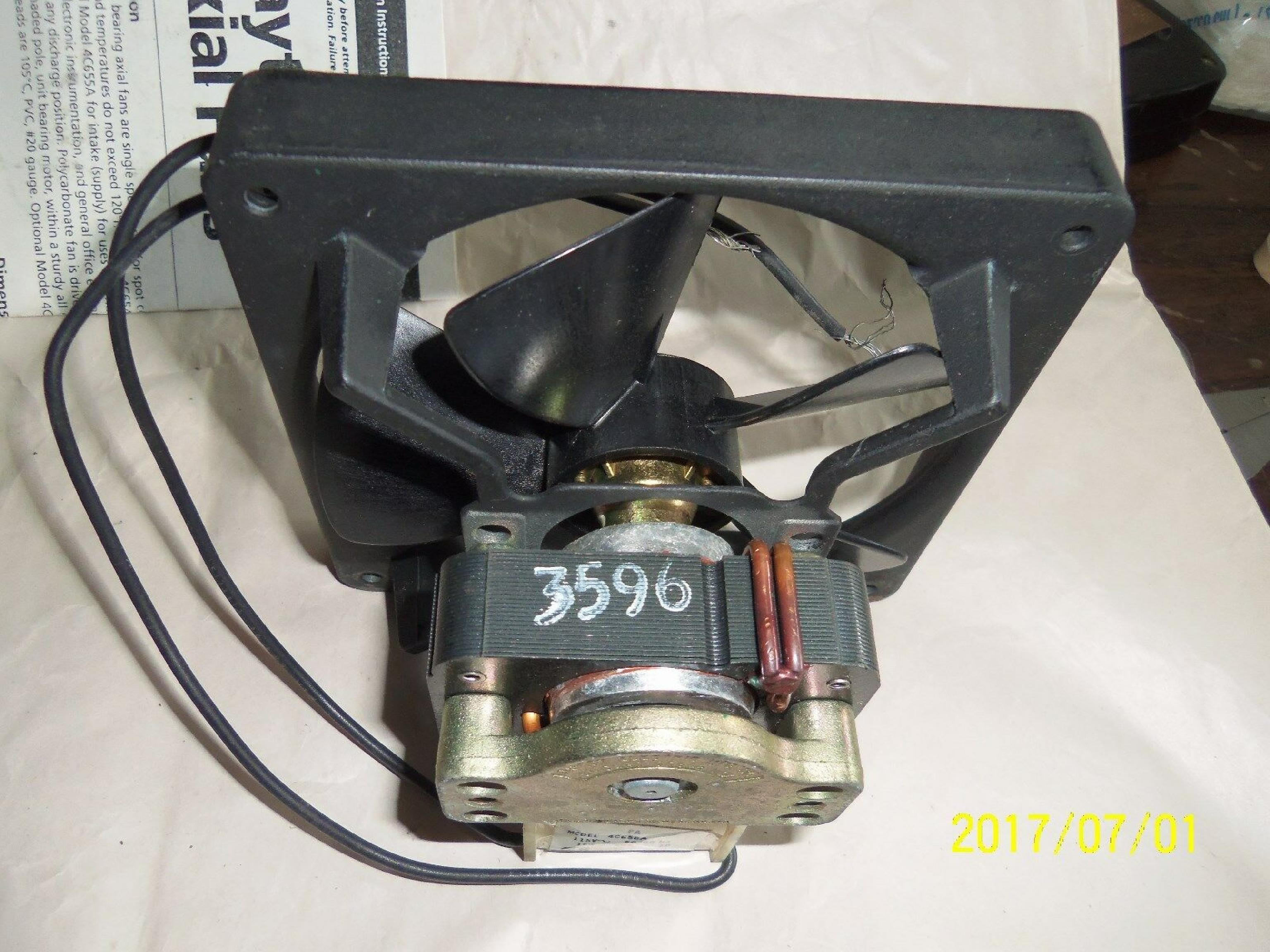 DAYTON 4C656A UNIT BEARING AXIAL FAN 4 3/4IN W/ 4 1/4- 5 BLADE