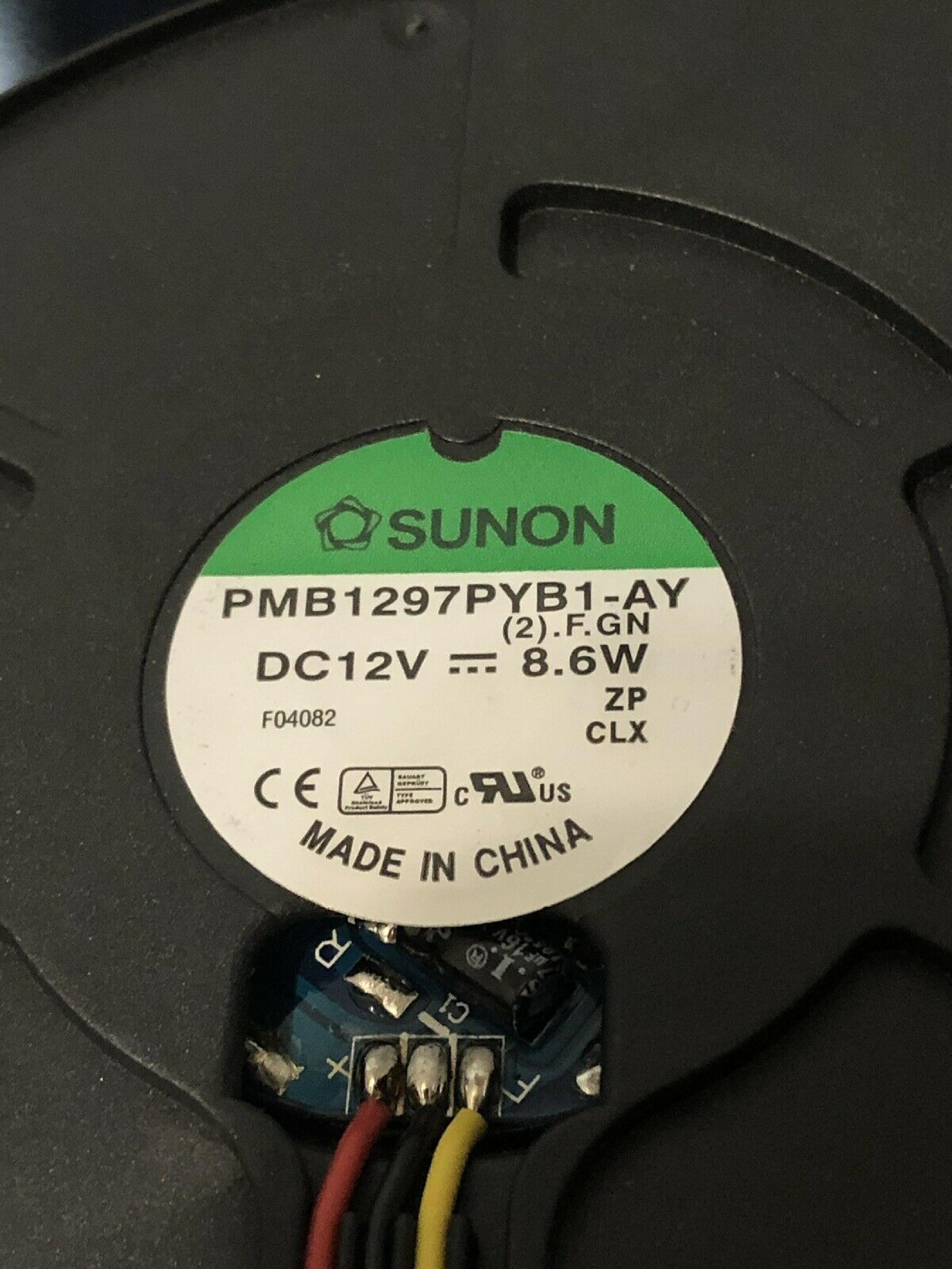 SUNON PMB1297PYB1-AY 12V 8.6W FAN UNIT 97X94X33MM