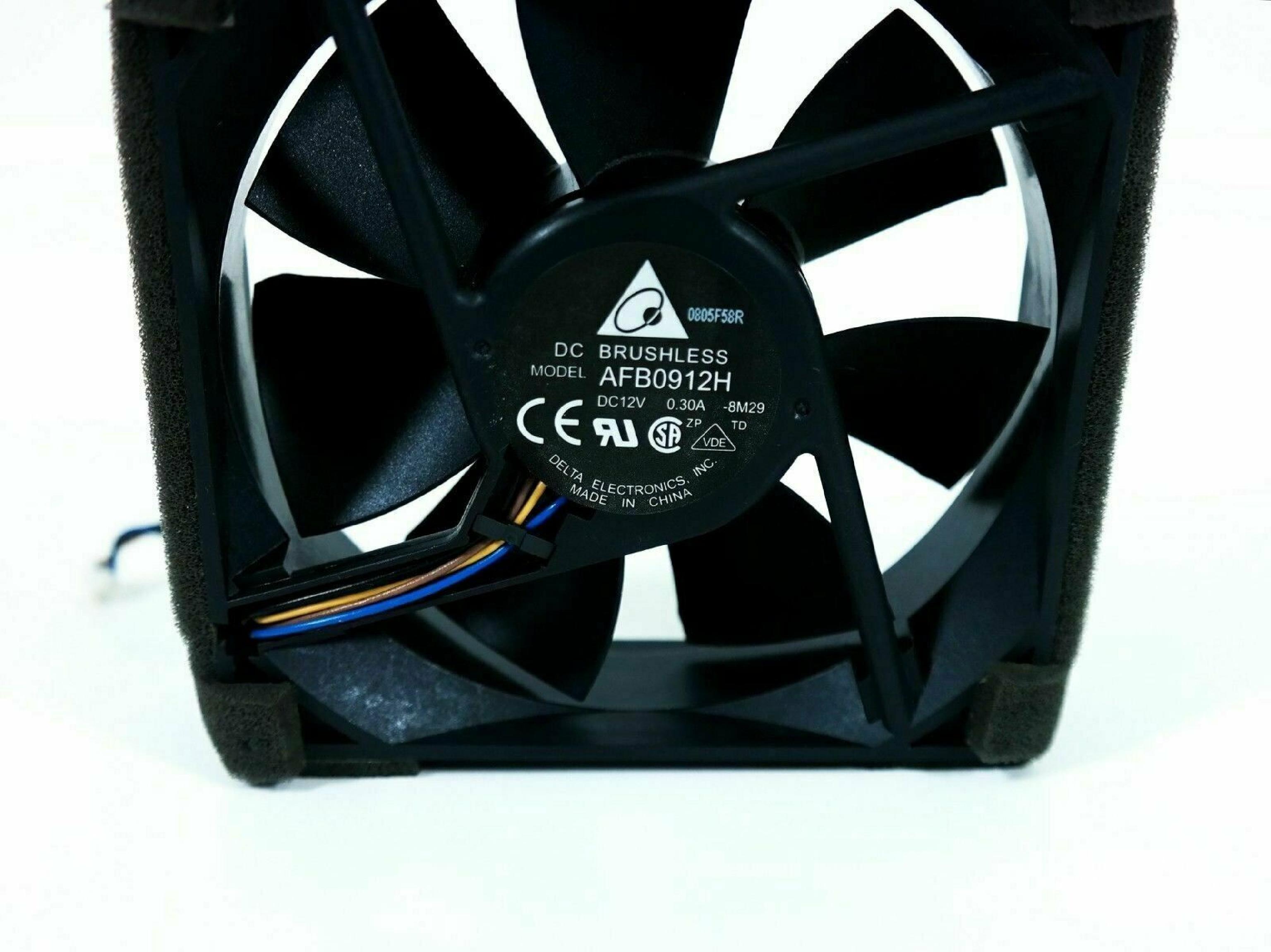 DELTA ELECTRONICS INC AFB0912H COMPATIBLE FAN IN STOCK, 3 5/8 INCH BY 1 INCH, 90MM 12V 0.30AMP