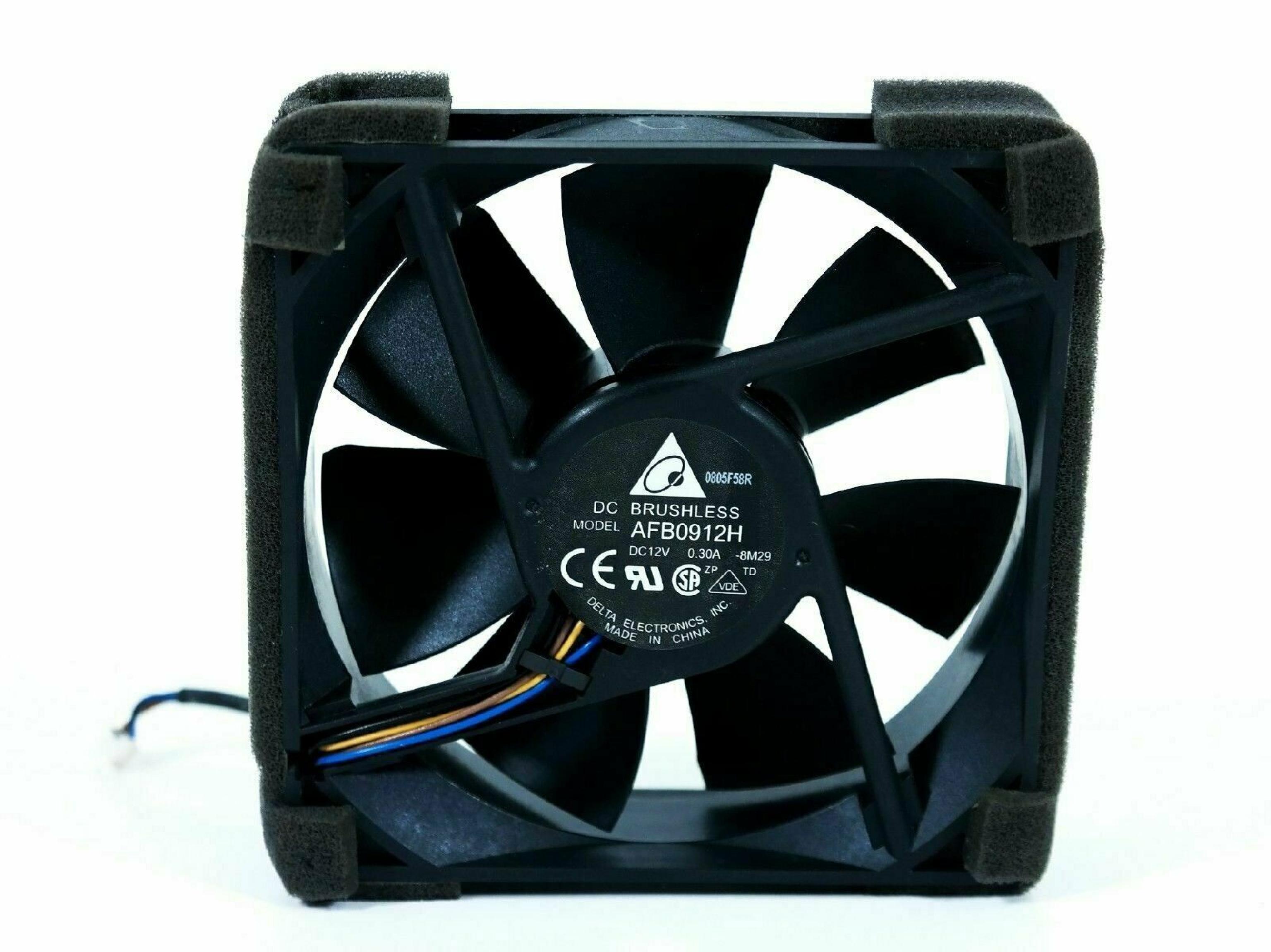 DELTA ELECTRONICS INC AFB0912H COMPATIBLE FAN IN STOCK, 3 5/8 INCH BY 1 INCH, 90MM 12V 0.30AMP