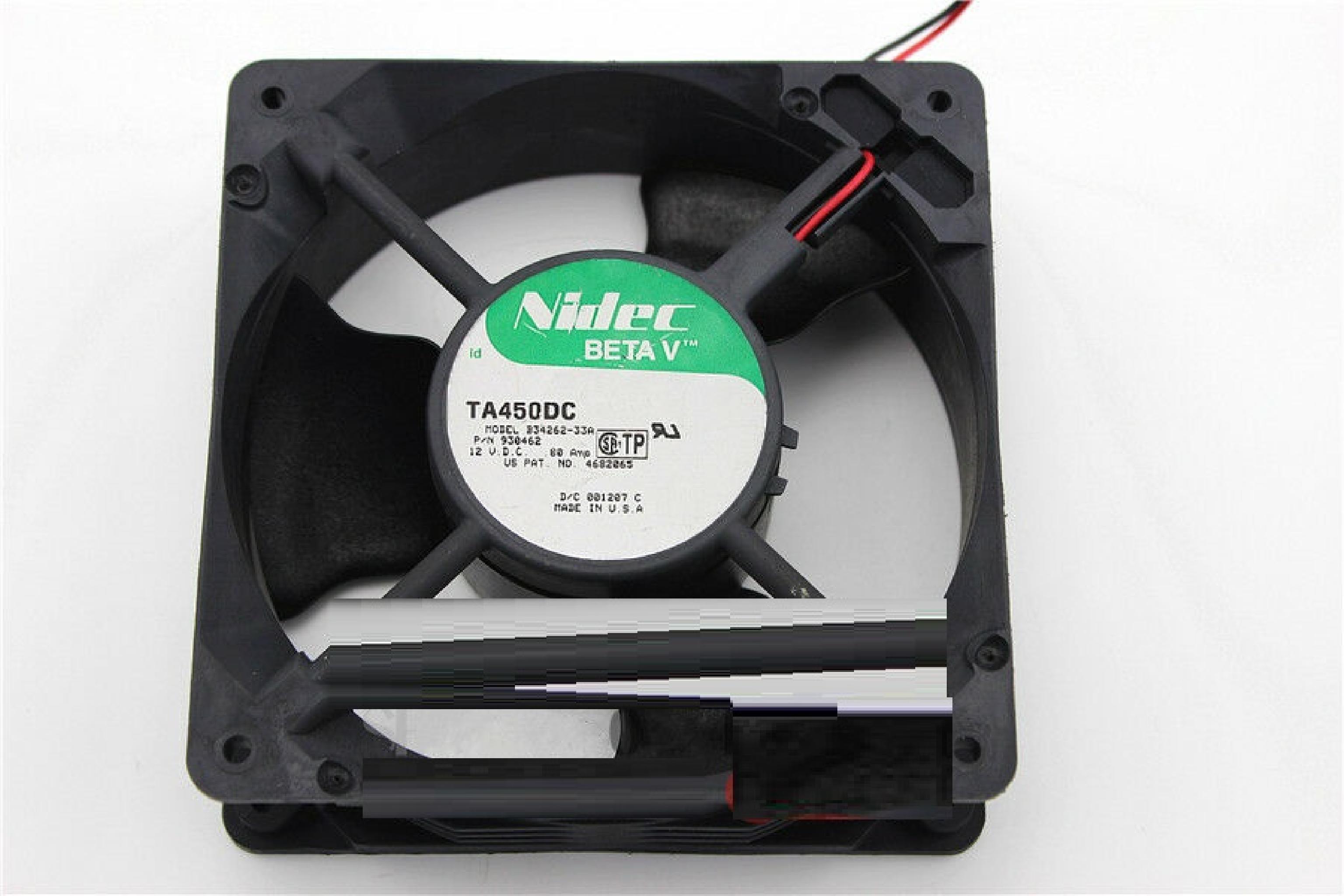 NIDEC / BETA B34262-33A FAN 12V DC 0.80AMP 120X120X38MM 2 WIRE