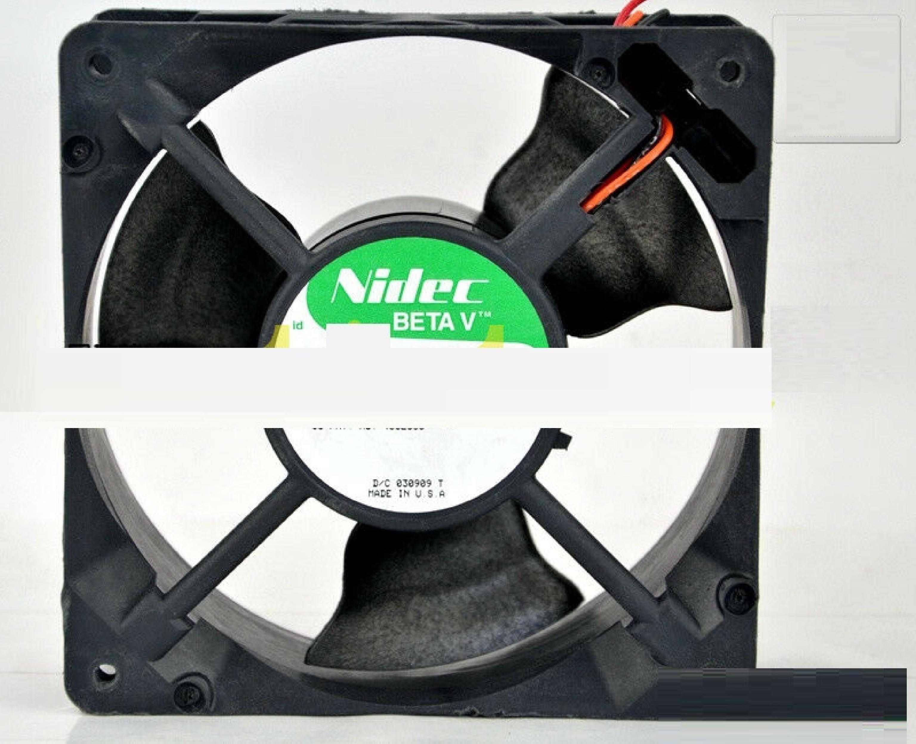 NIDEC / BETA B34262-33A FAN 12V DC 0.80AMP 120X120X38MM 2 WIRE