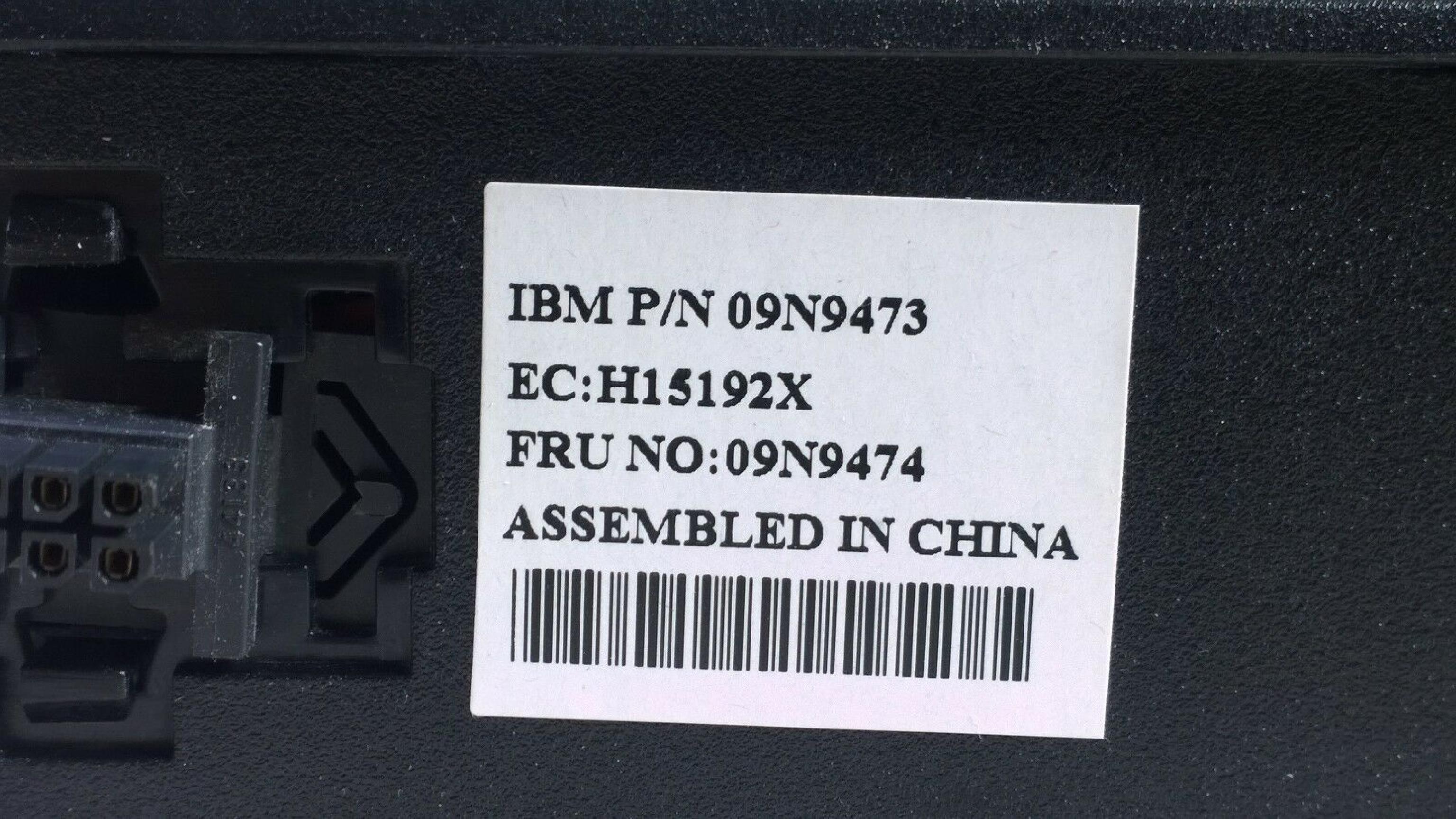 IBM 09N9474 XSERIES FAN ASSEMBLY 92MM XSERIES 235/255/360 8671/8685/8686