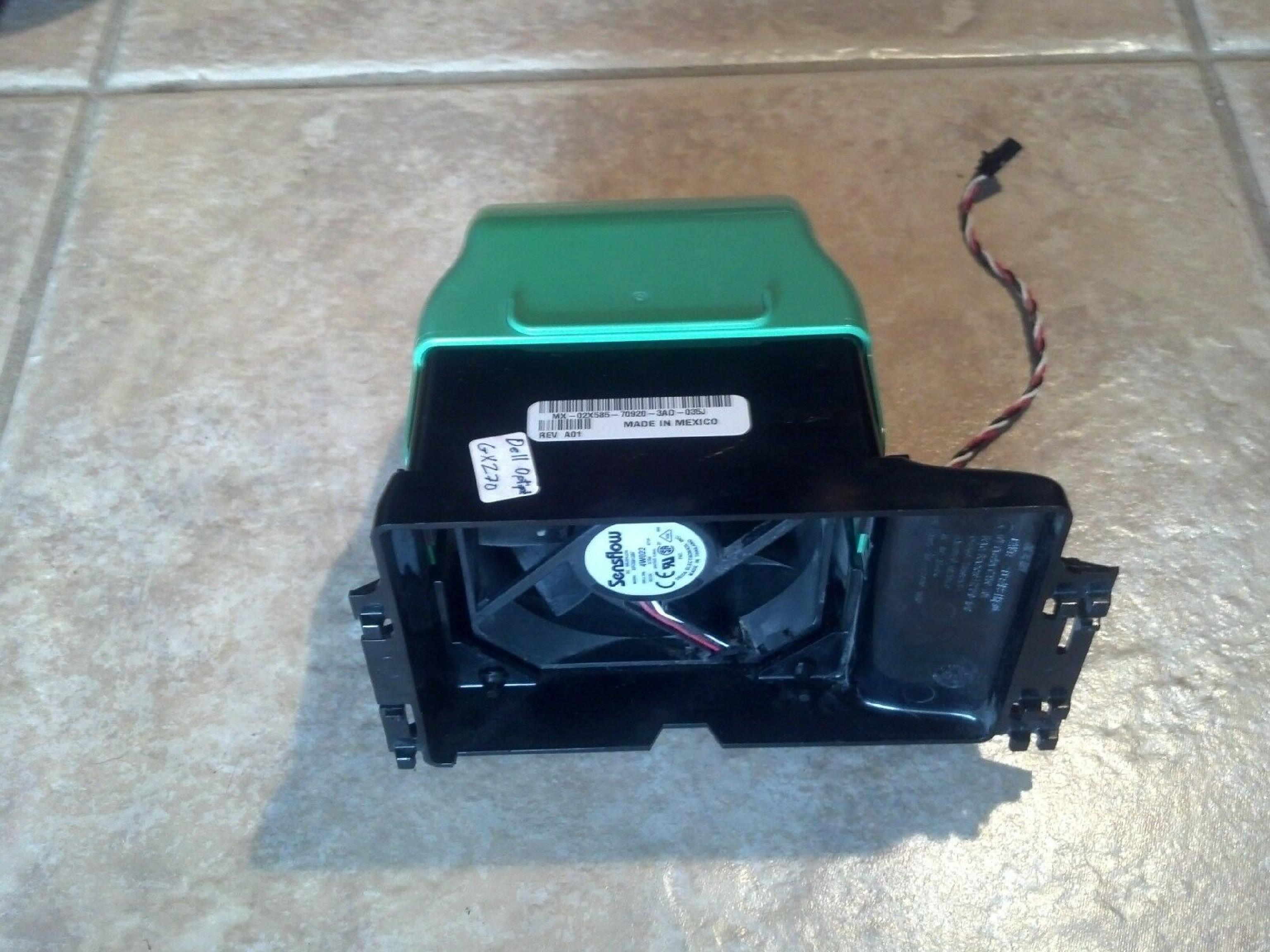 DELL 3N170 OPTIPLEX GX270 CPU FAN + SHROUD