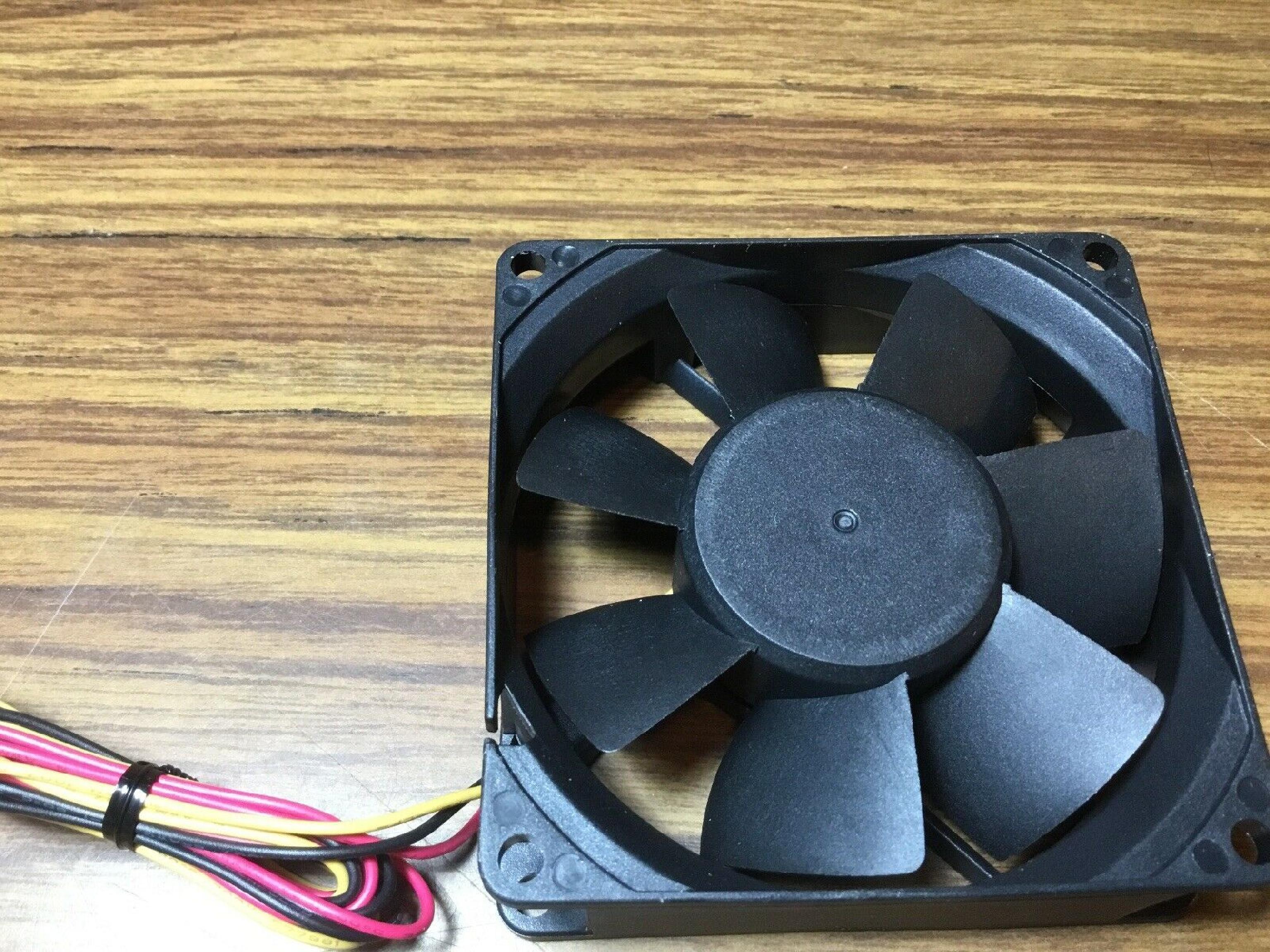 SUNON KD1208PTB3 80X80X25MM 12V DC 1.4W FAN ASSY 12VDC 80MM X 25MM 2 WIRE WITH MOLEX CONNECTOR