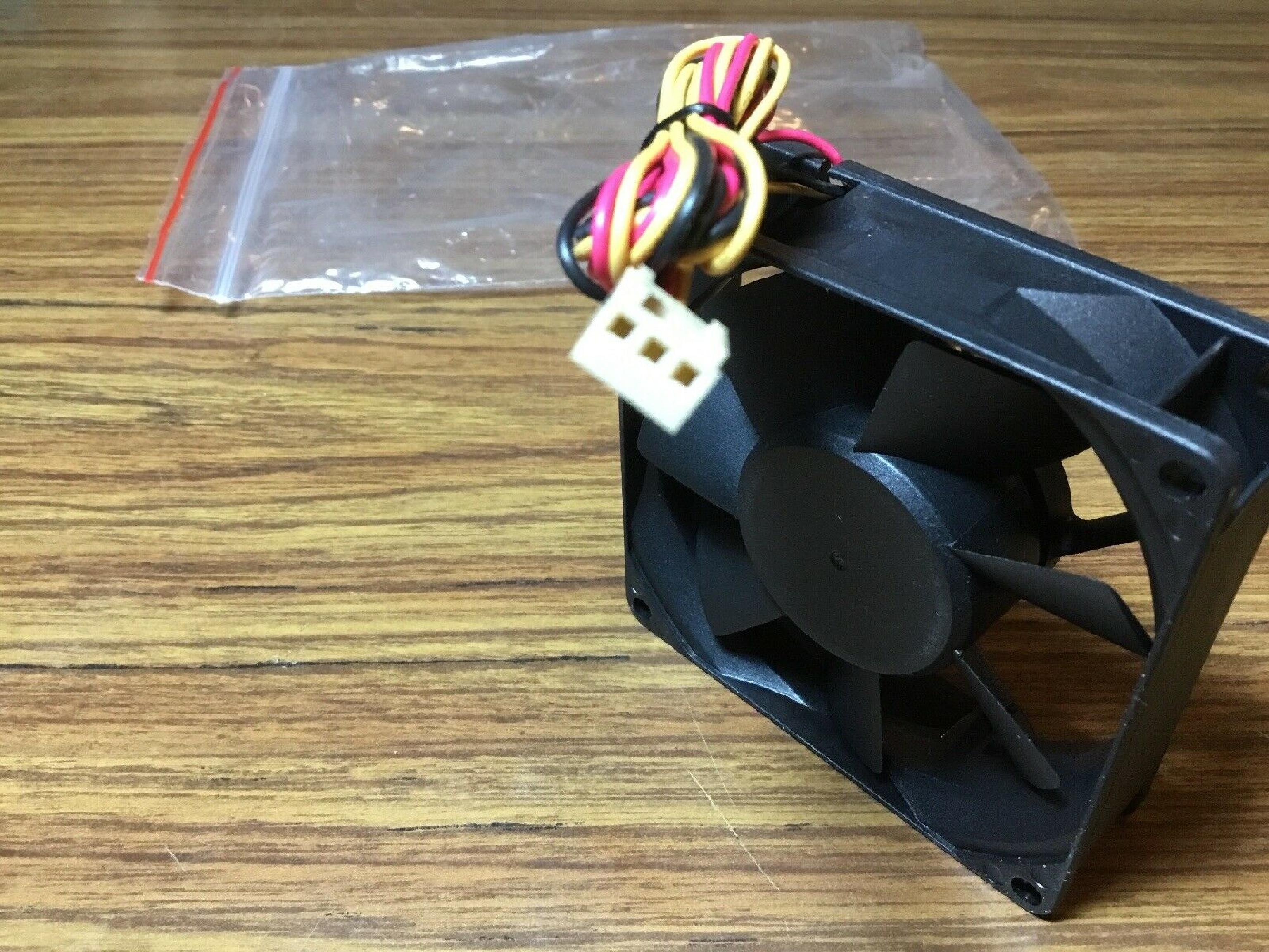 SUNON KD1208PTB3 80X80X25MM 12V DC 1.4W FAN ASSY 12VDC 80MM X 25MM 2 WIRE WITH MOLEX CONNECTOR