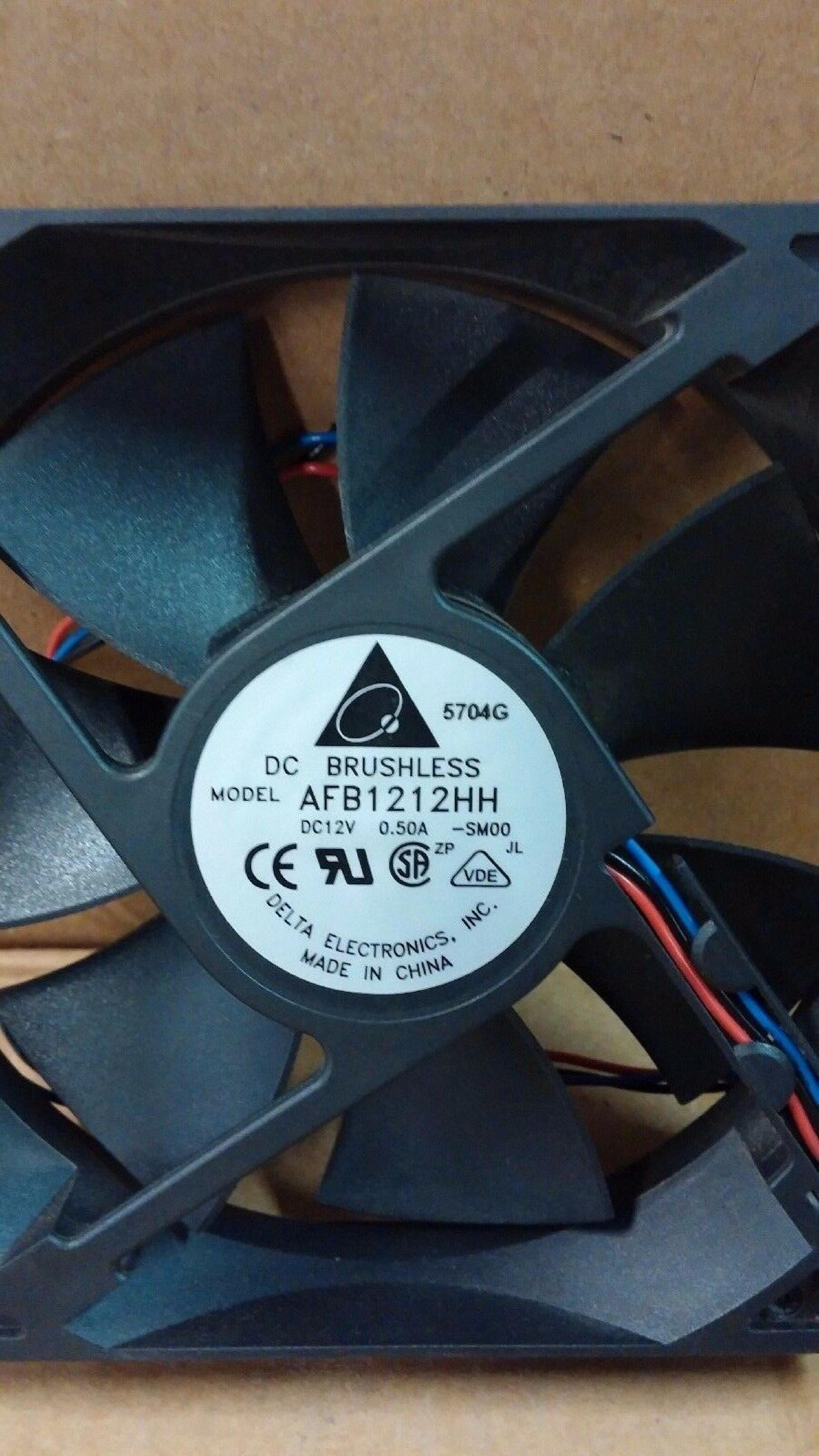 DELTA ELECTRONICS AFB1212H DELL VOSTRO 410, 420 SMT 120 X 25MM 12V TOWER CASE FAN