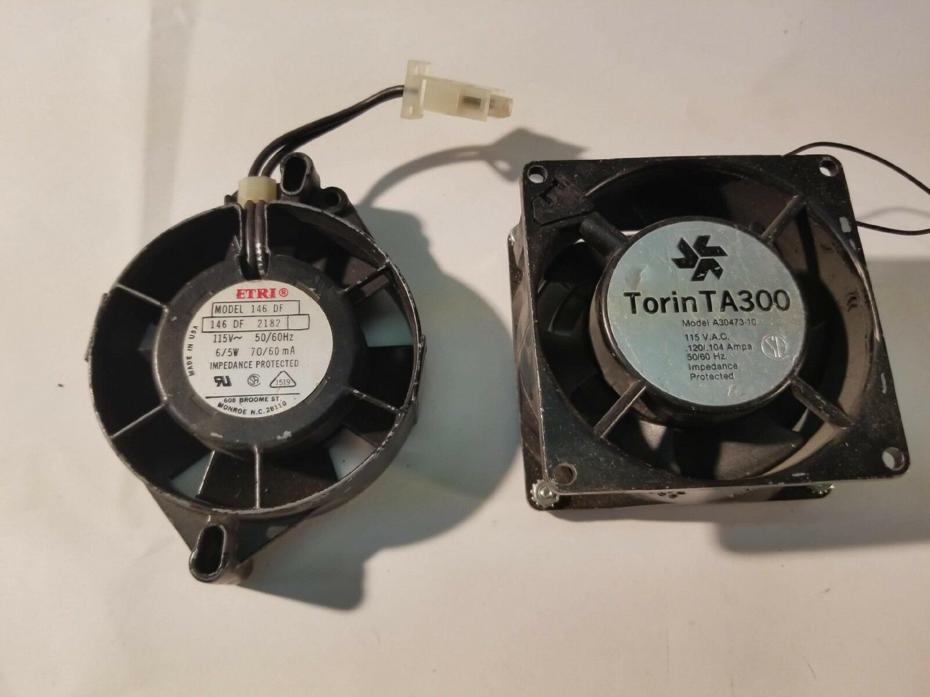 ETRI 146DF VIDEOJET MARSH COOLING FAN 115V 50/60HZ 6/5W 70/60MA