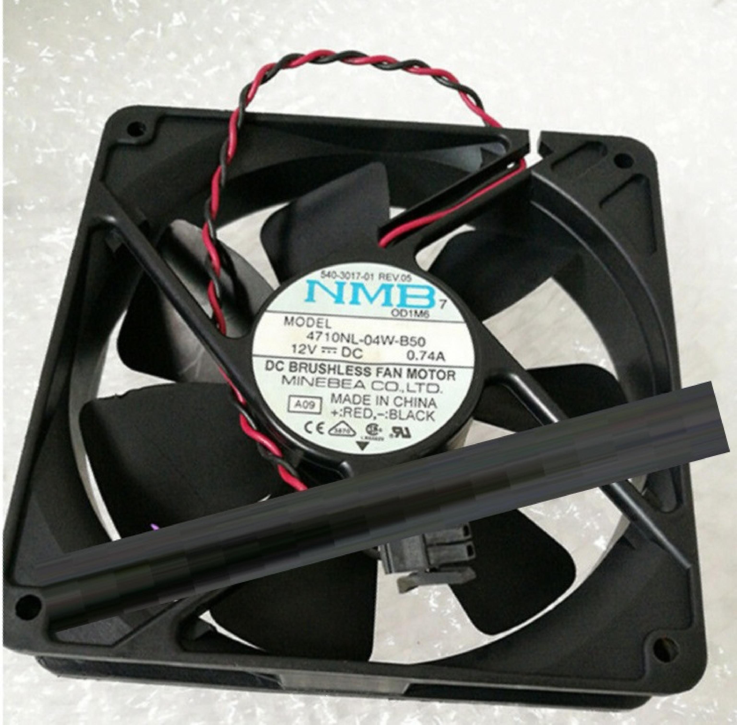 NMB / SUN MICROSYSTEMS 4710NL-04W-B50 FAN ASSEMBLY 12VDC 0.74A 120MMX120MMX26MM SUN ULTRA 60 0.74AMP 2WIRE