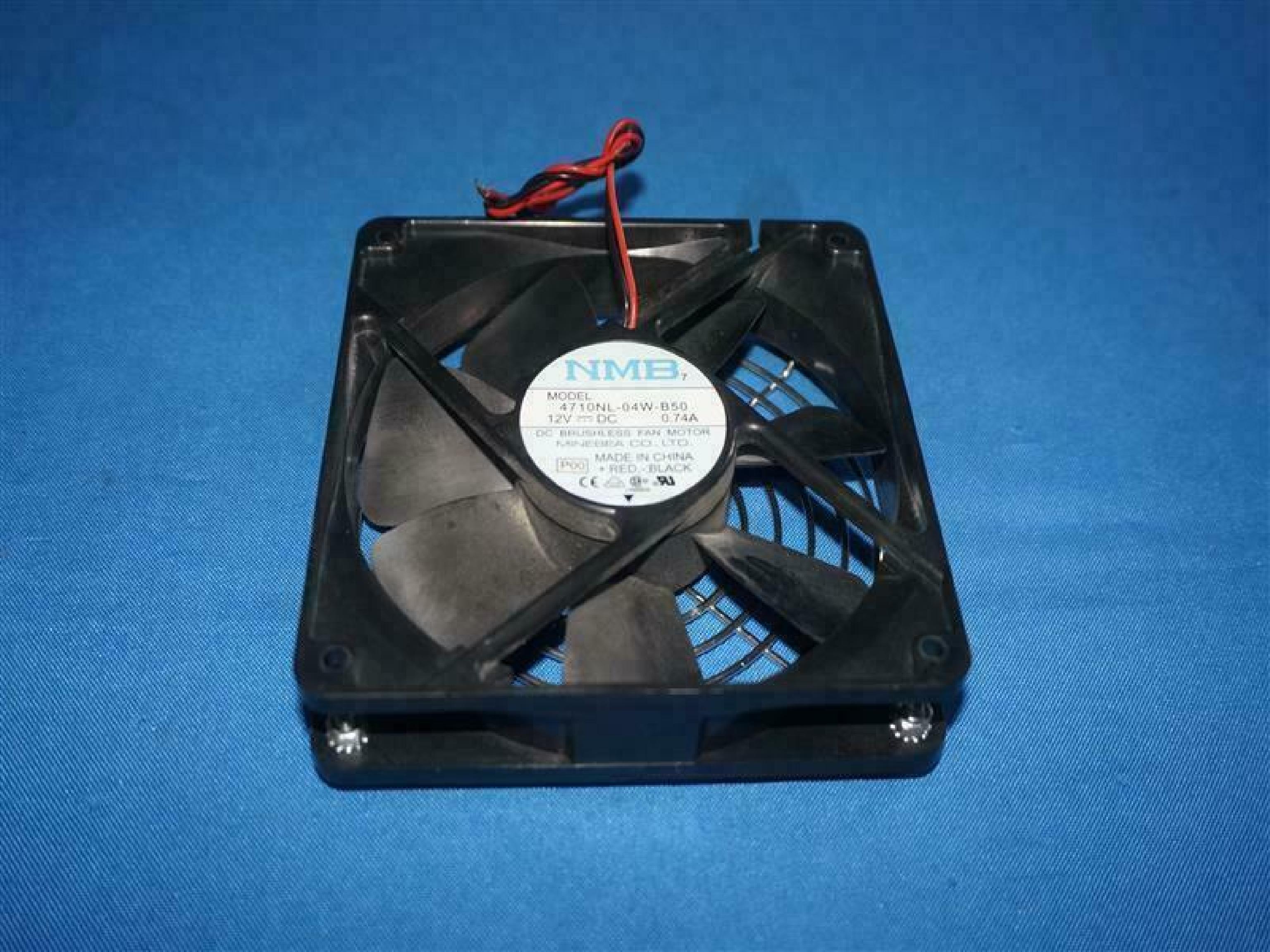 NMB / SUN MICROSYSTEMS 4710NL-04W-B50 FAN ASSEMBLY 12VDC 0.74A 120MMX120MMX26MM SUN ULTRA 60 0.74AMP 2WIRE