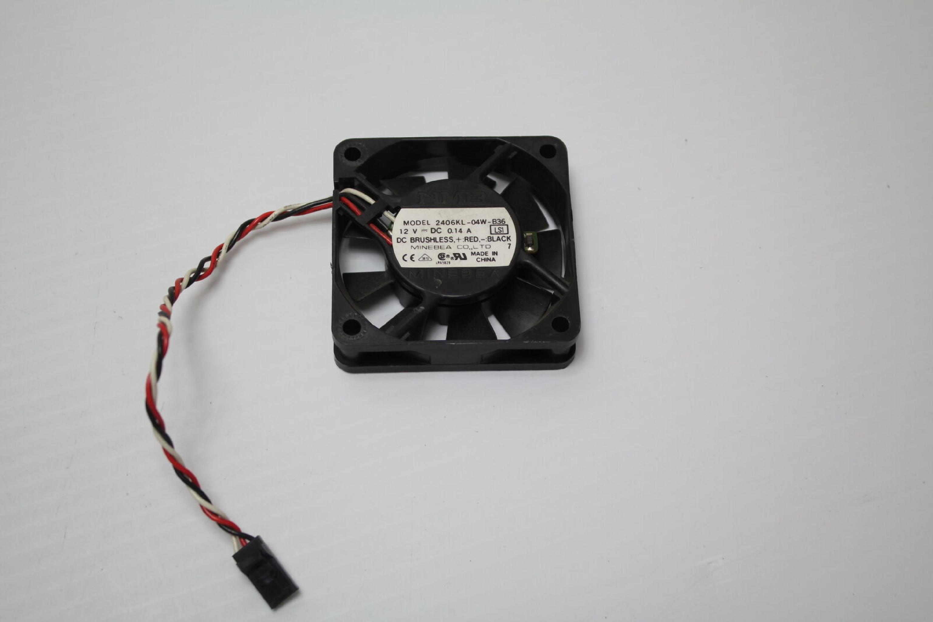 DELL / MINEBEA 2406KL-04W-B36 12V 0.14A (60X60X15MM) DC BRUSHLESS FAN, 3-WI 60X60X15MM