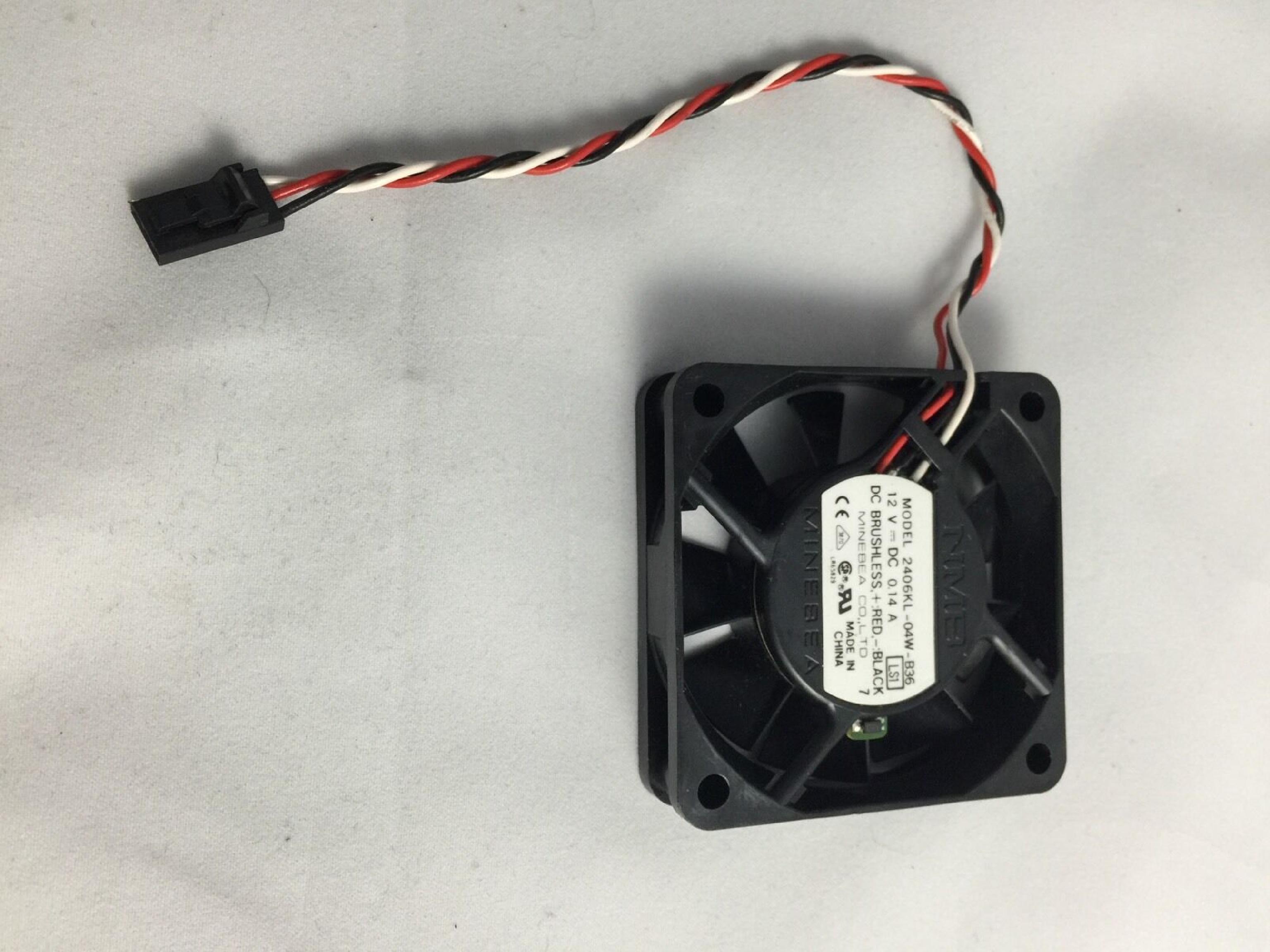 DELL / MINEBEA 2406KL-04W-B36 12V 0.14A (60X60X15MM) DC BRUSHLESS FAN, 3-WI 60X60X15MM