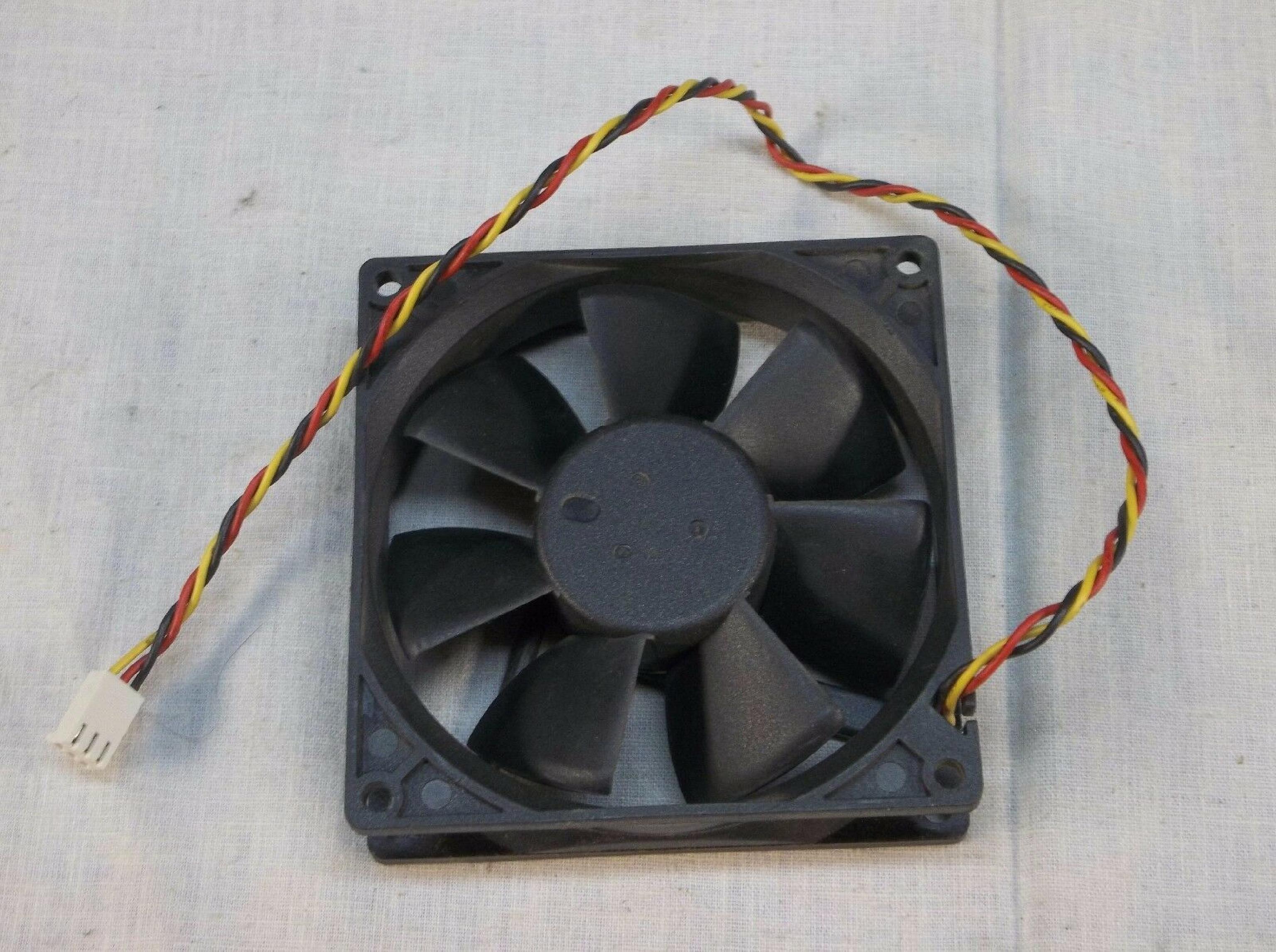 SENSFLOW AFC0912B FAN 92MM FOR IBM NETFINITY 3000 2 WIRE WITH SHROUD 7BLADE 92MMX92MM X 25MM #AFC0912B DC12V .30A 3-PIN