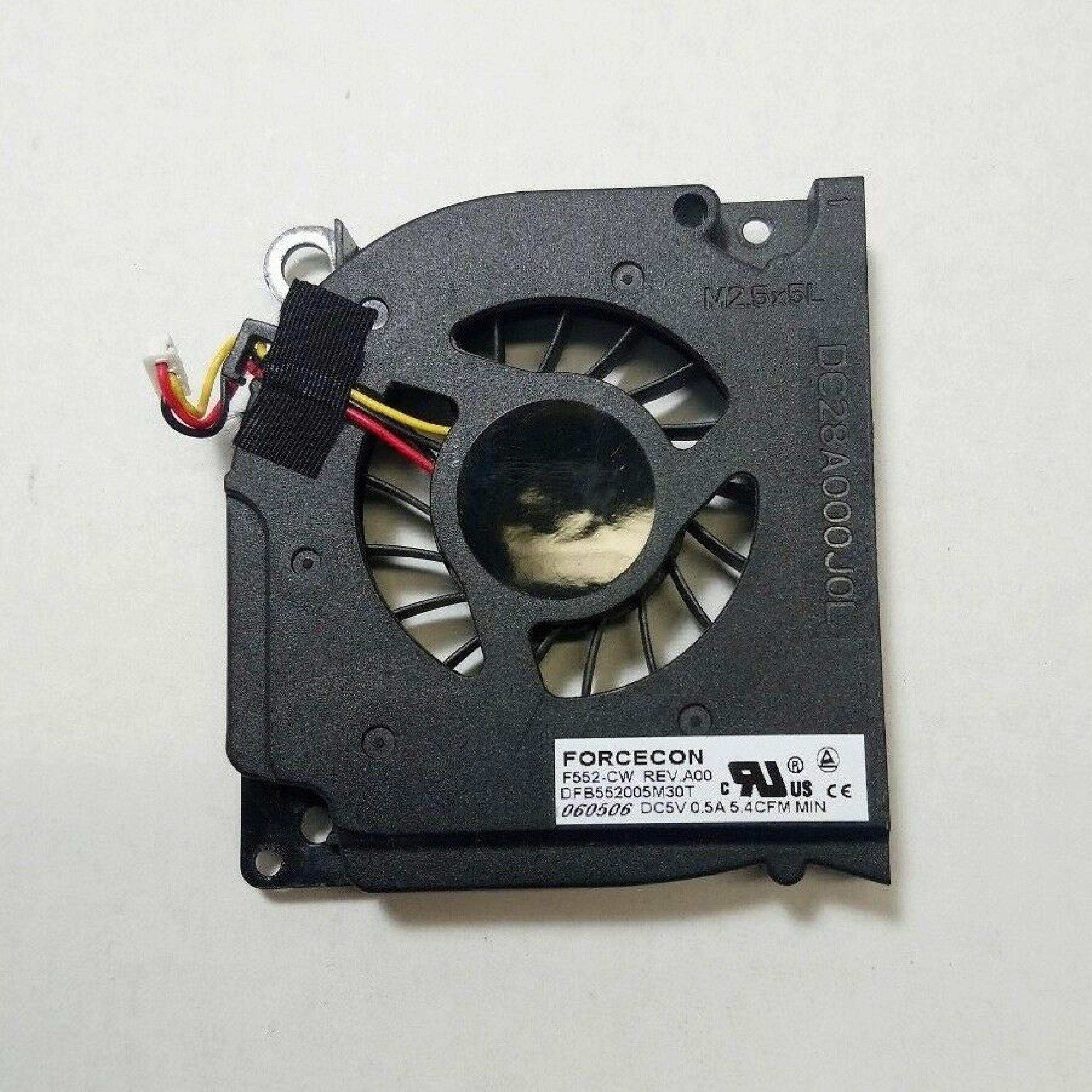 FORCECON DFB552005M30T DELL LATITUDE D620 LAPTOP COOLING FAN