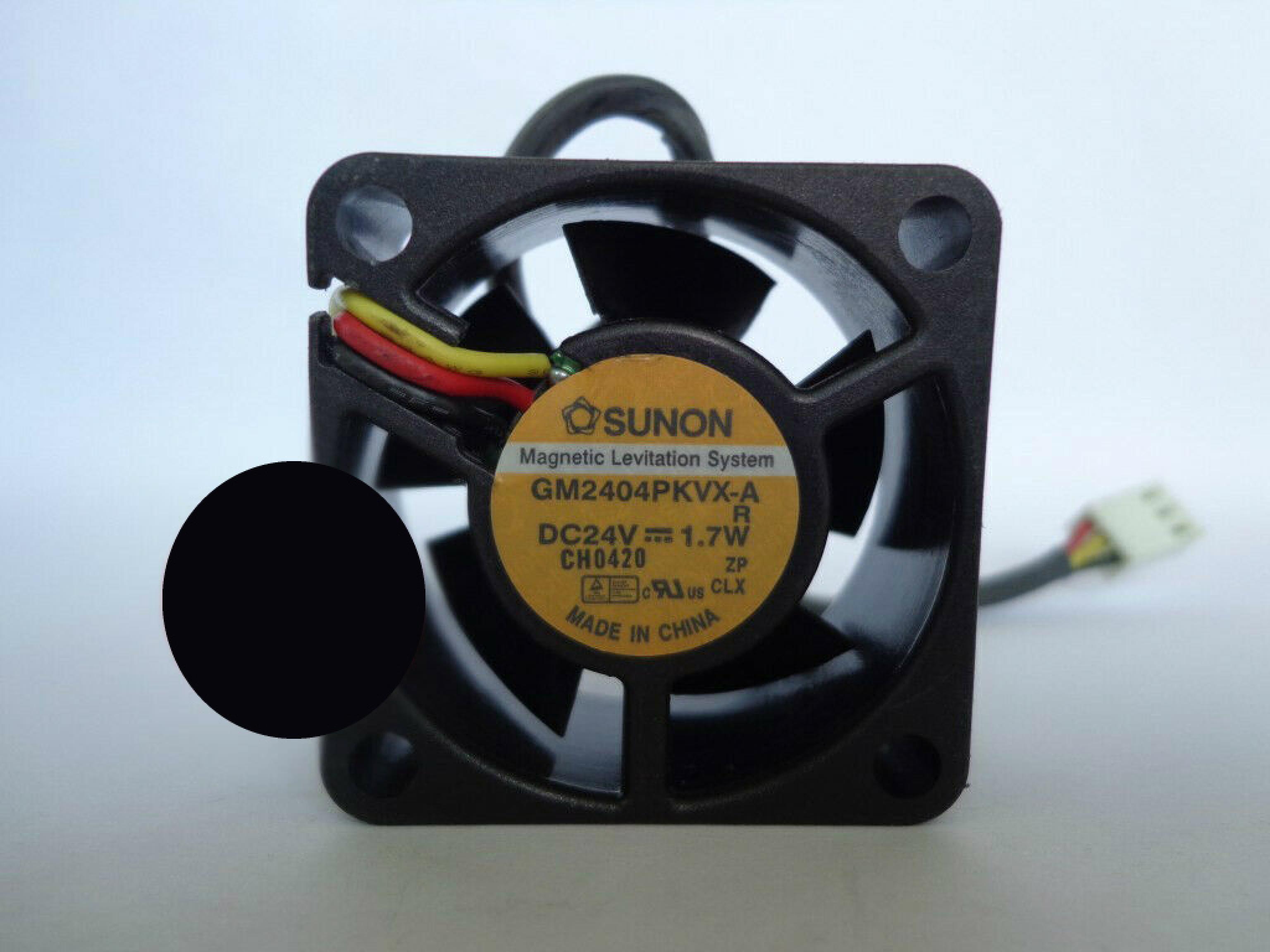 SUNON GM2404PKVX-A 3-WIRE COOLING FAN ASSEMBLY 40X40X20MM 24VDC 1.7WATT