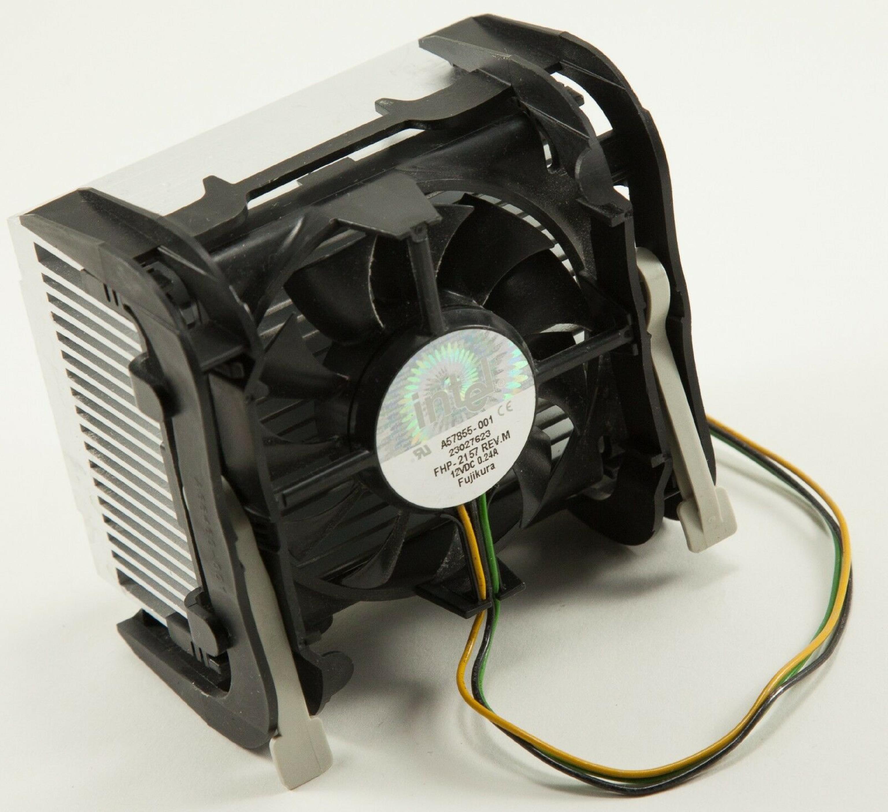 INTEL A57855-002 P4 HEATSINK FAN FHP-2157 REV.M 12VDC 0.24A