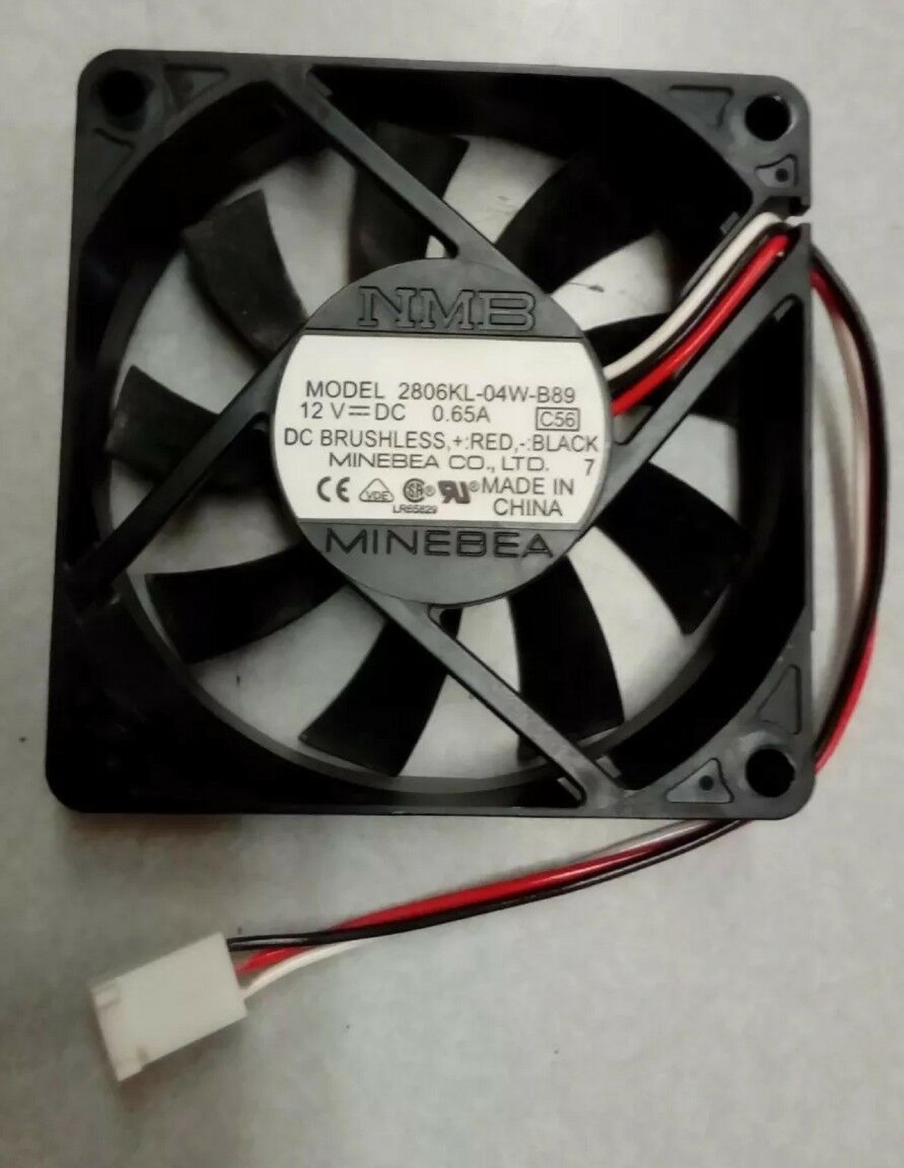 NMB 2806KL-04W-B89 HP 12V DC 0.65A 70X15MM 3-PIN FAN