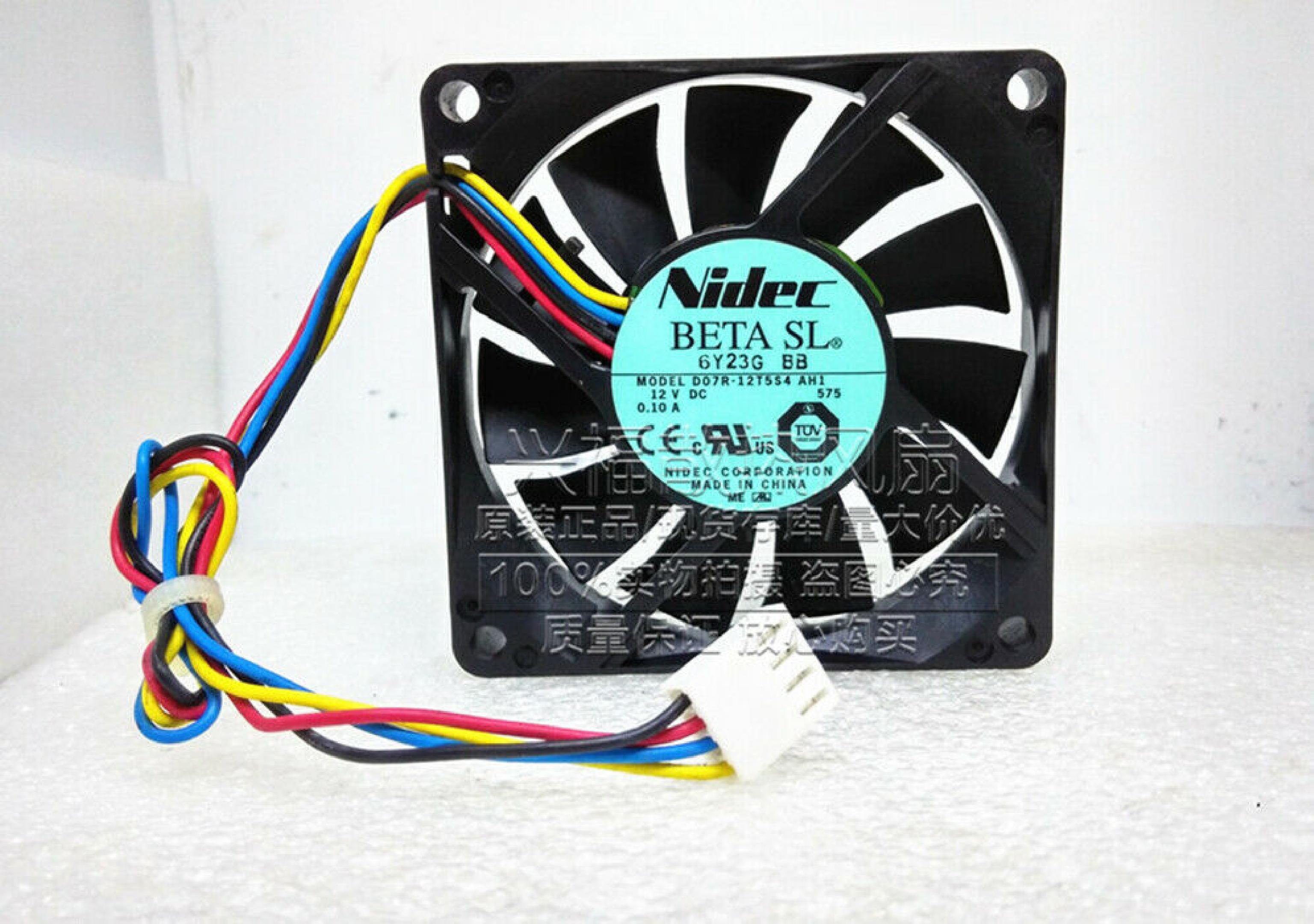 NIDEC / BETA D07R-12T5S4 AH1 12V DC 0.10AMP 70X70X15MM