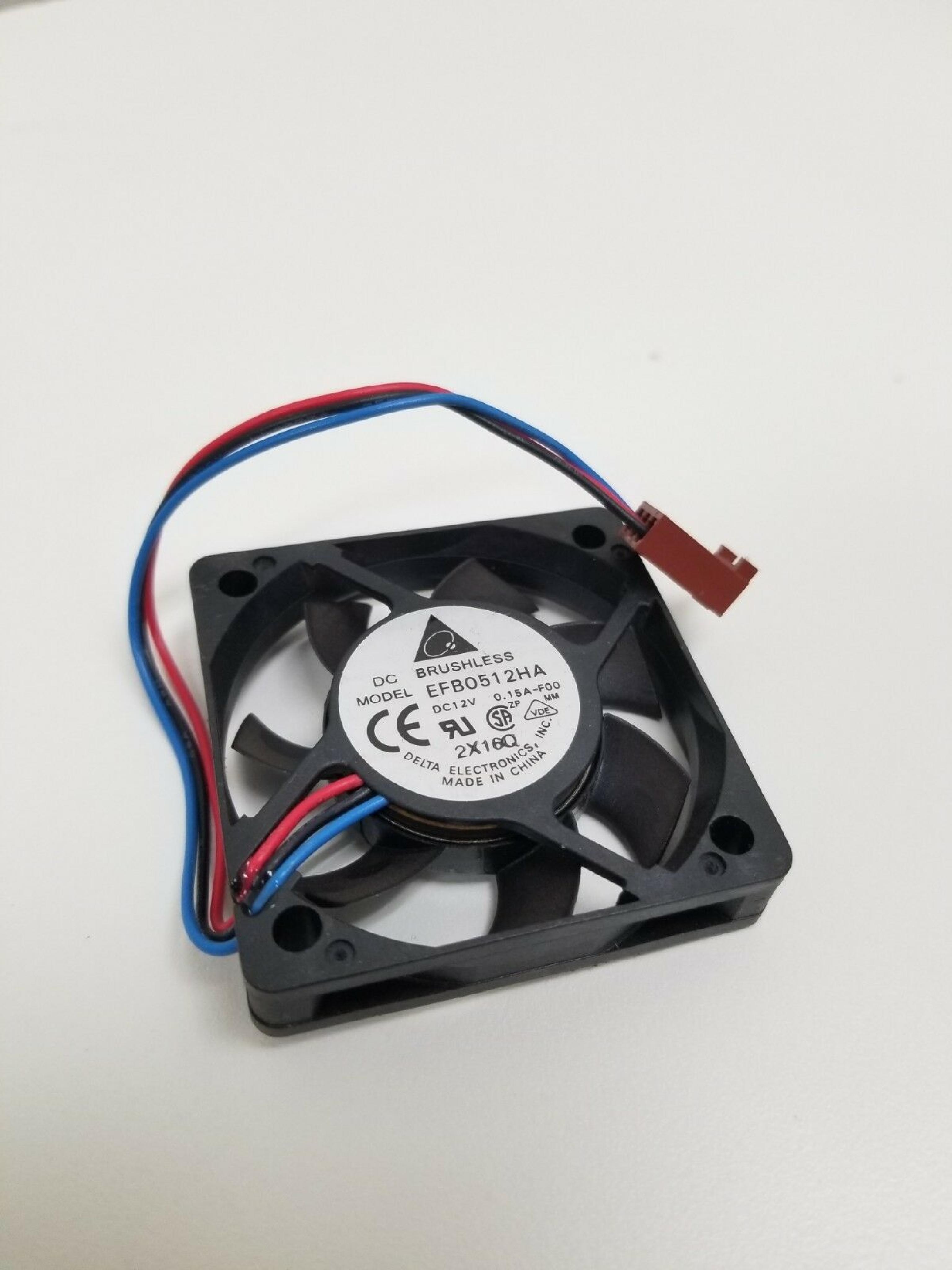 DELTA ELECTRONICS EFB0512HA DELTA 12V DC 0.15A 3-WIRE 3-PIN 50X10MM FAN