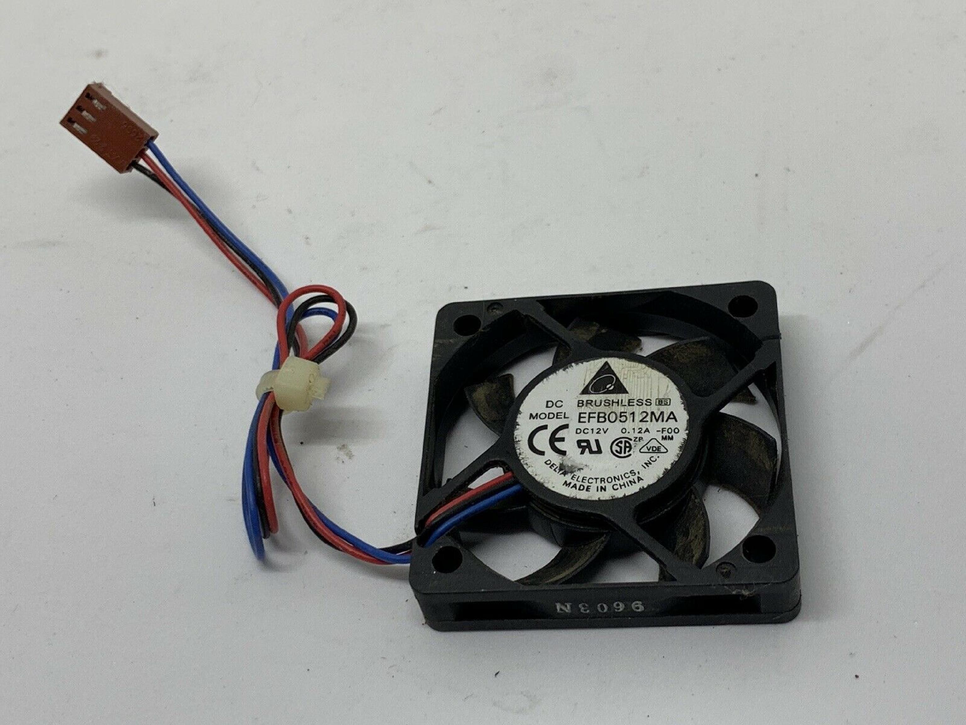 DELTA ELECTRONICS EFB0512MA DELTA 12V DC 0.12A 50X10MM 3-WIRE FAN