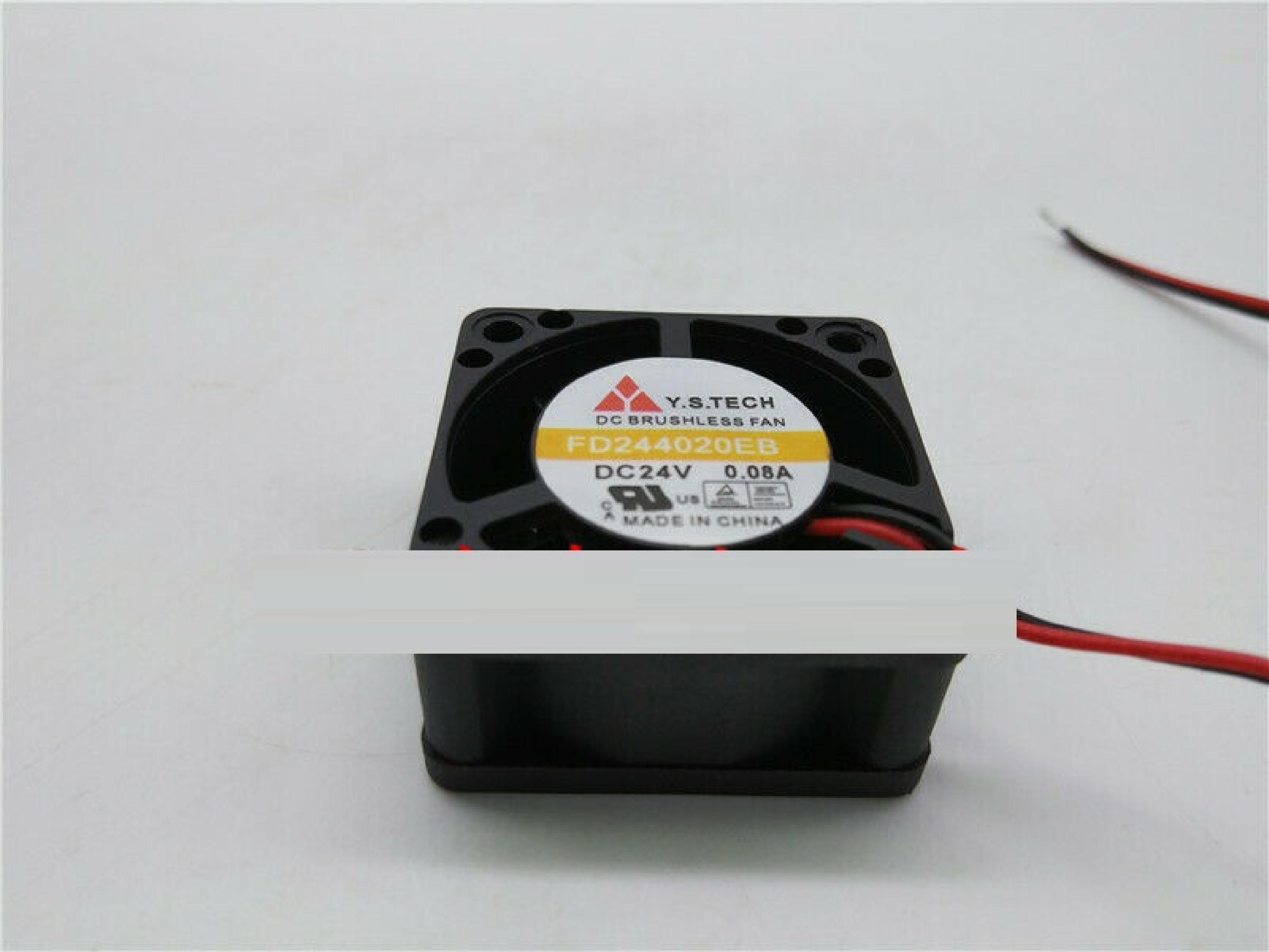 Y.S.TECH FD244020EB 40X40X20MM FAN 24VDC 0.08AMP