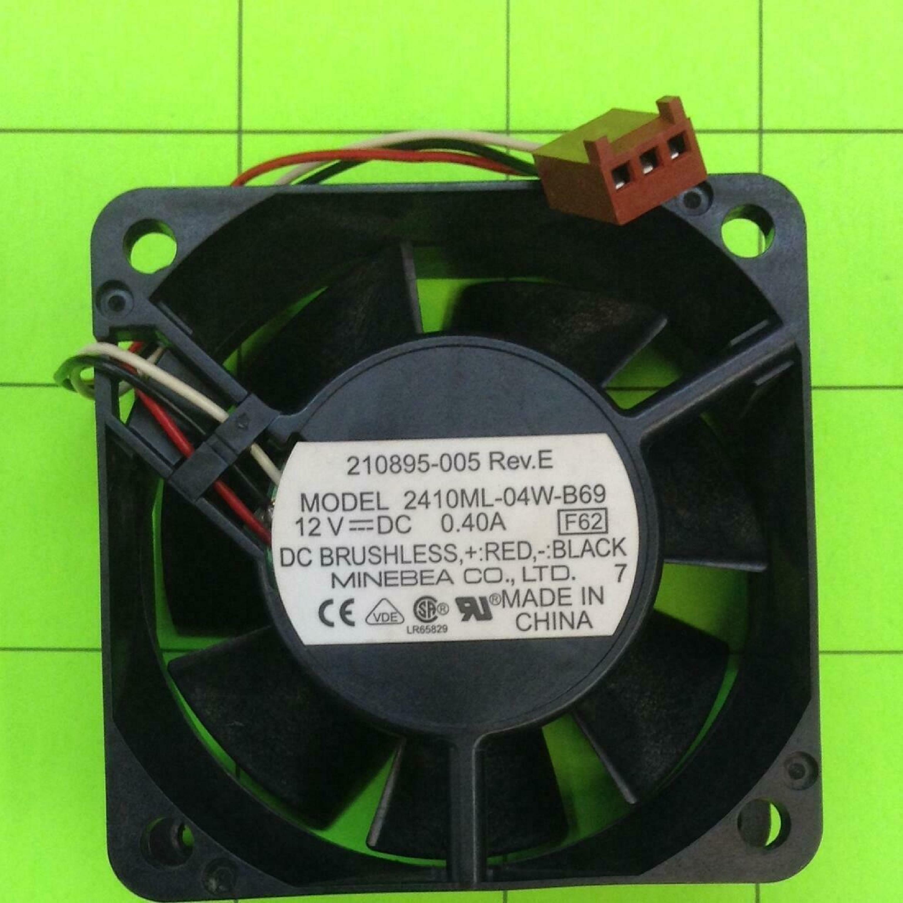 MINEBEA ELECTRONICS LTD 210895-005 12V DC 0.40AMP 3WIRE BRUSHLESS FAN 60X60X25MM