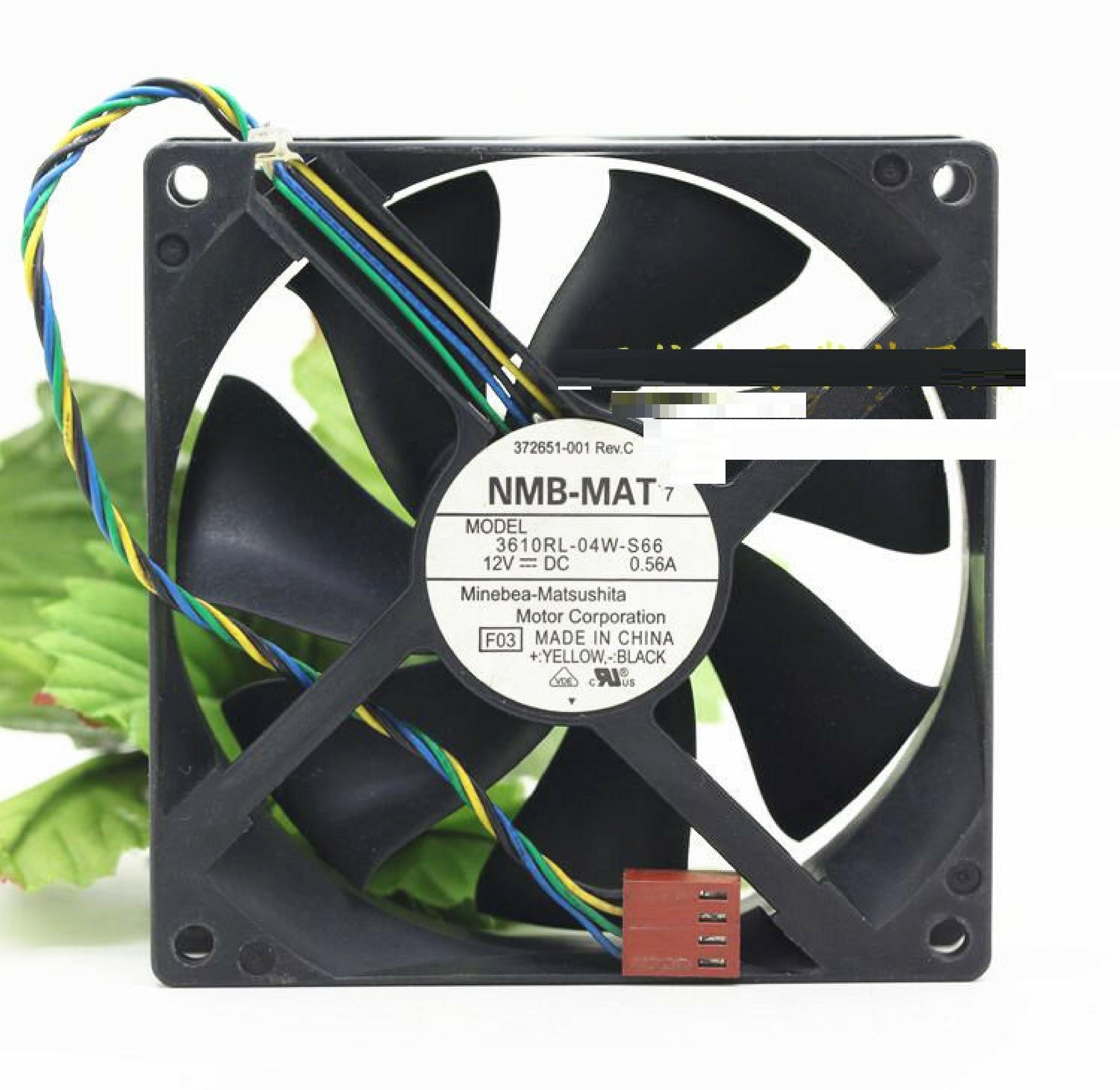 NMB-MAT 3610RL-04W-S66 FAN 12V DC 0.56 AMP 92X92X25MM