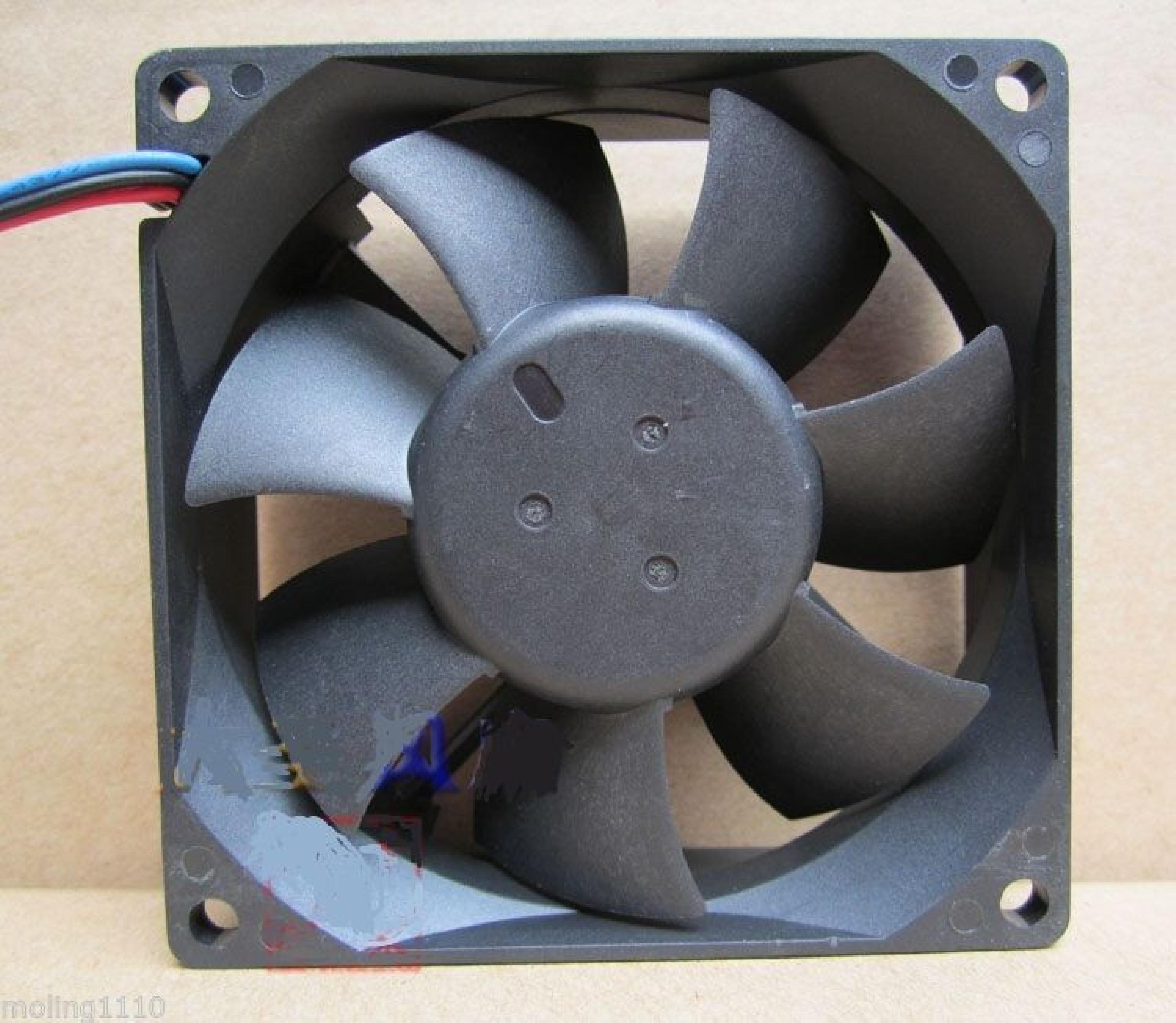 DELTA ELECTRONICS AFB0812M FAN 3 WIRE PULLS 80MM OR 3 1/8 INCH FAN DC 12V 1 INCH THICK 26MM