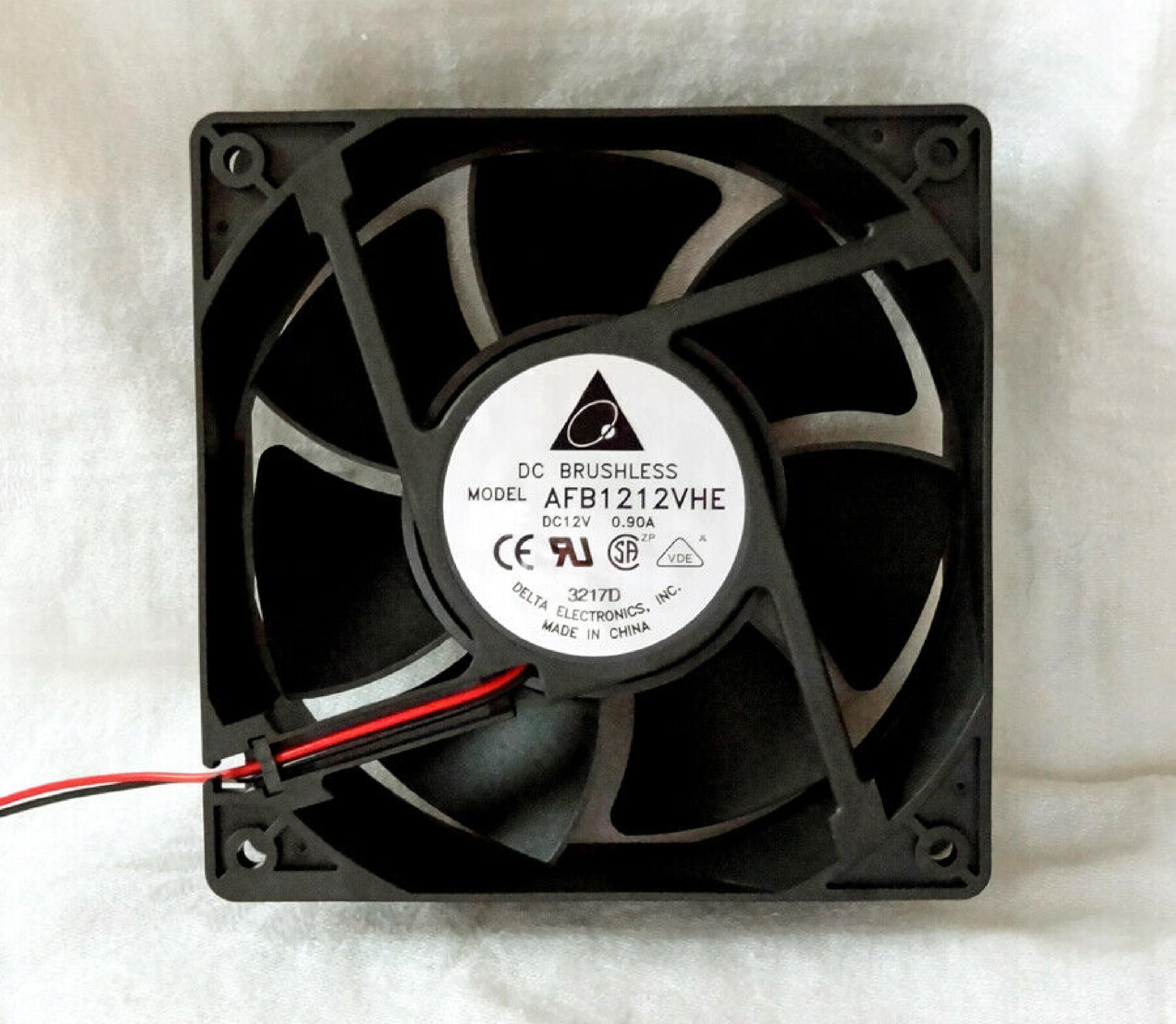 DELTA ELECTRONICS INC AFB1212VHE IBM REAR FAN ASSEMBLY 12V DC 0.90AMP