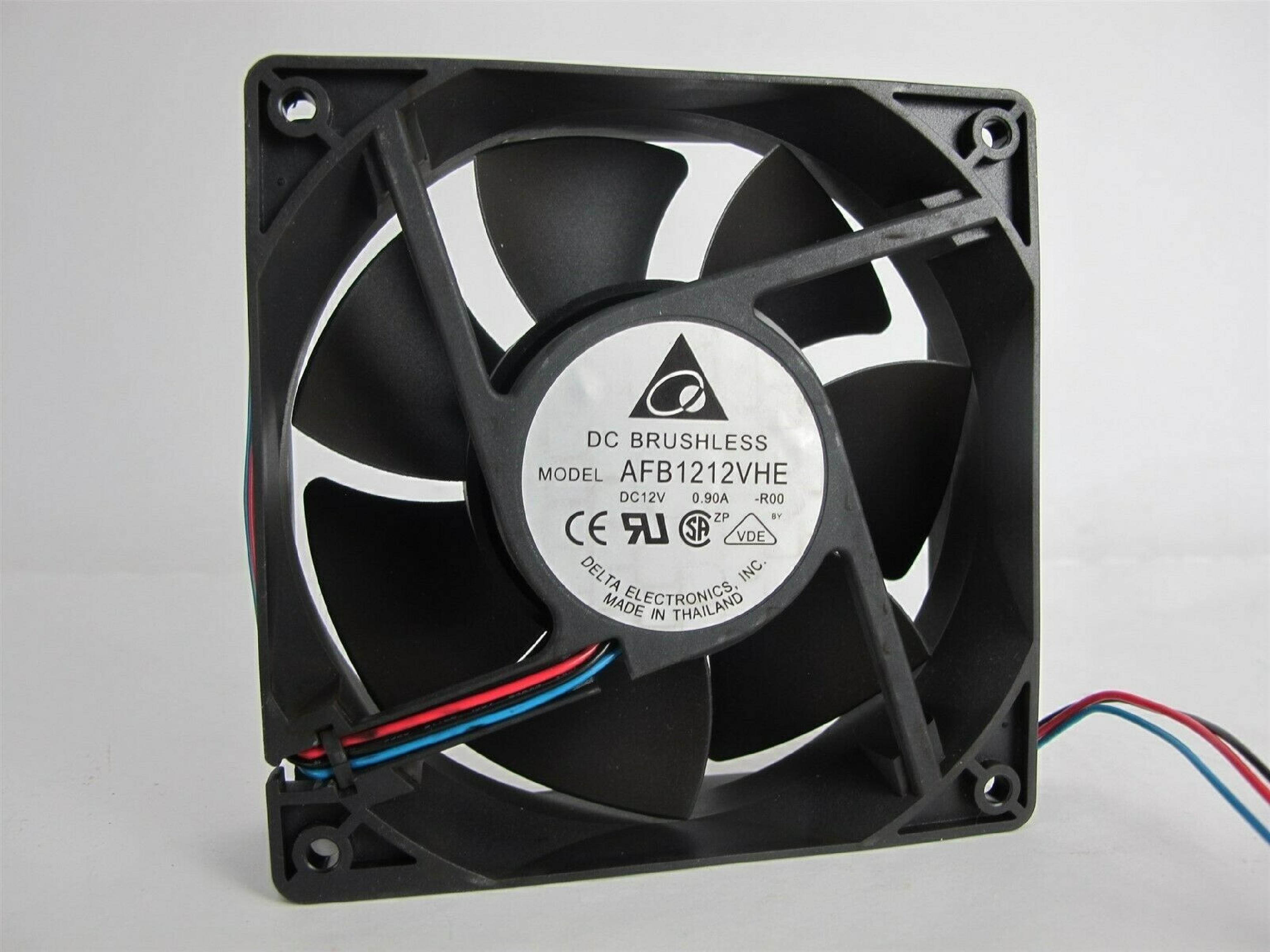 DELTA ELECTRONICS INC AFB1212VHE IBM REAR FAN ASSEMBLY 12V DC 0.90AMP