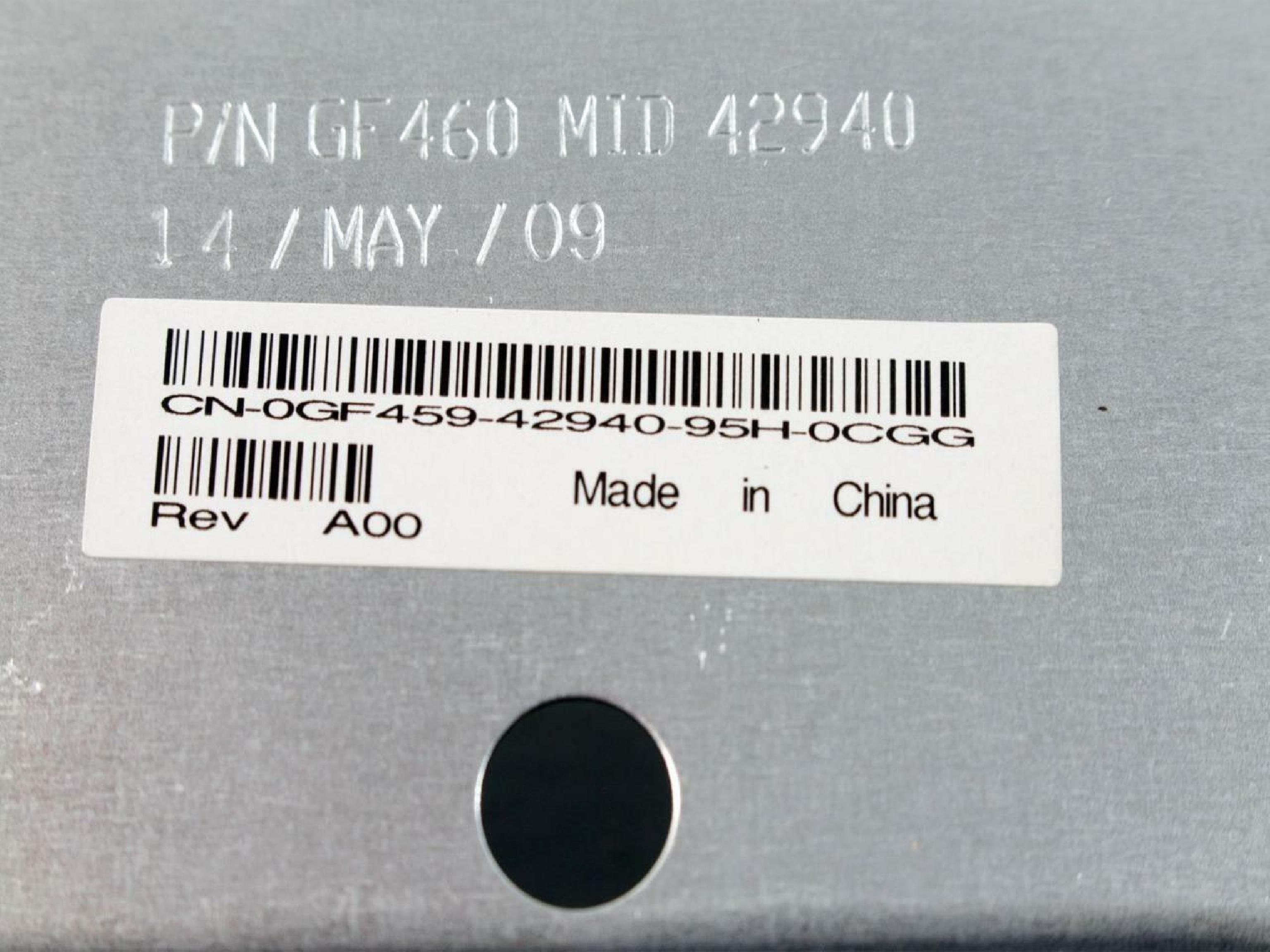 DELL 0GF459 FLOPPY DRIVE MOUNTIN BRACKET ASSEMBLY