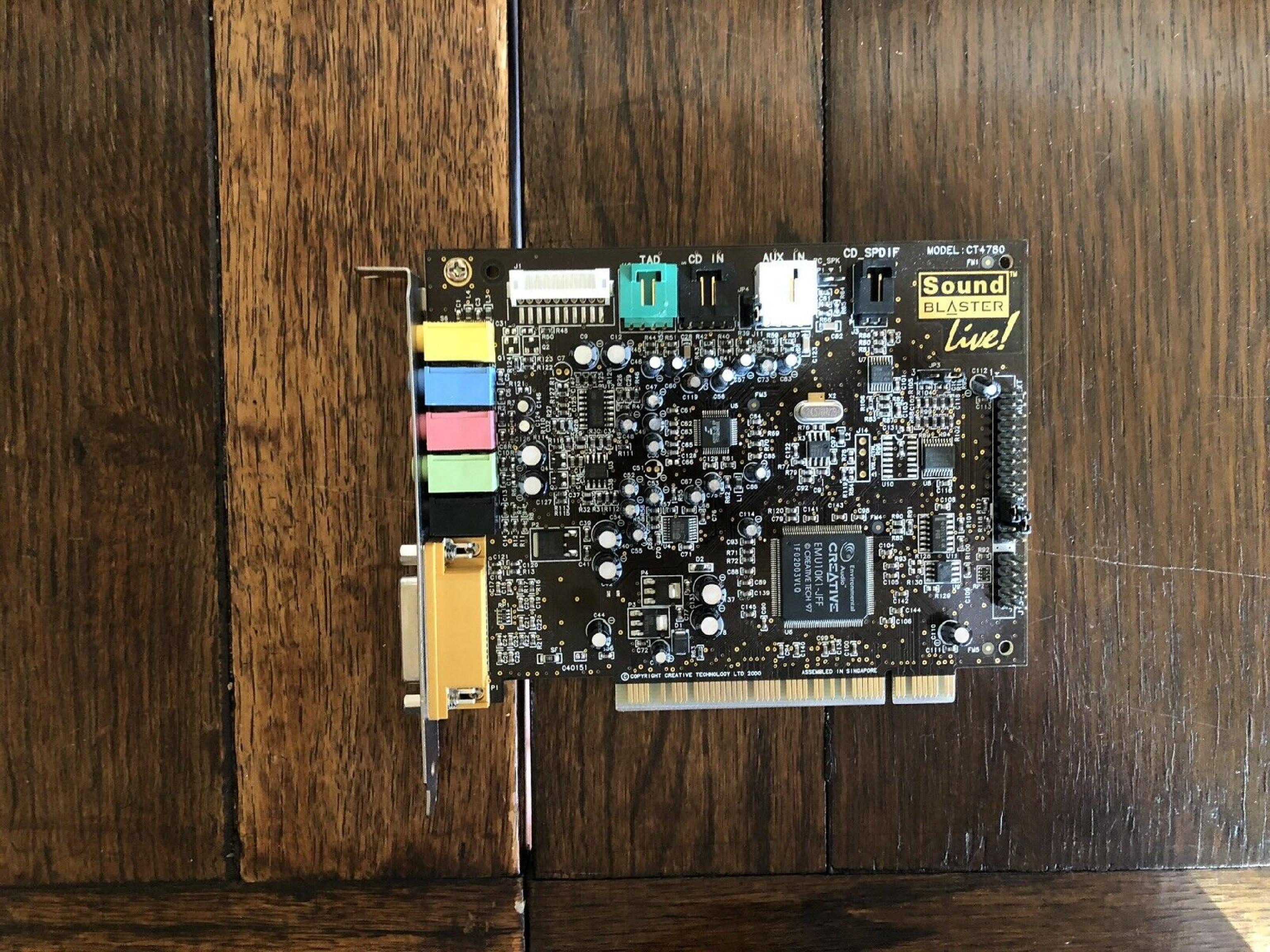 CREATIVE LABS 0181UR SOUND BLASTER LIVE PCI 5.1 AUDIO SOUND CARD